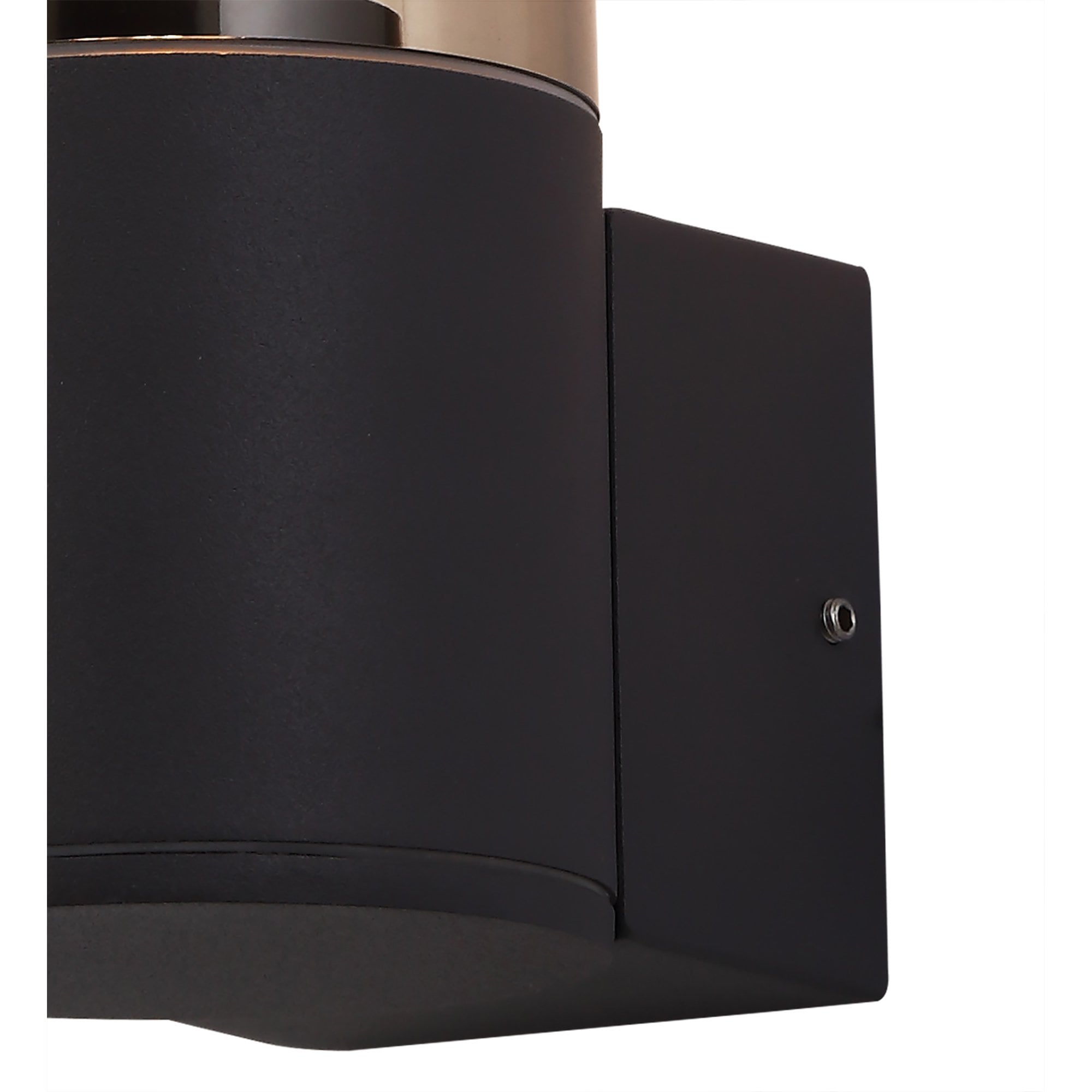 Fabula Harwater Single Wall Lamp - Anthracite & Smoked PC - IP54