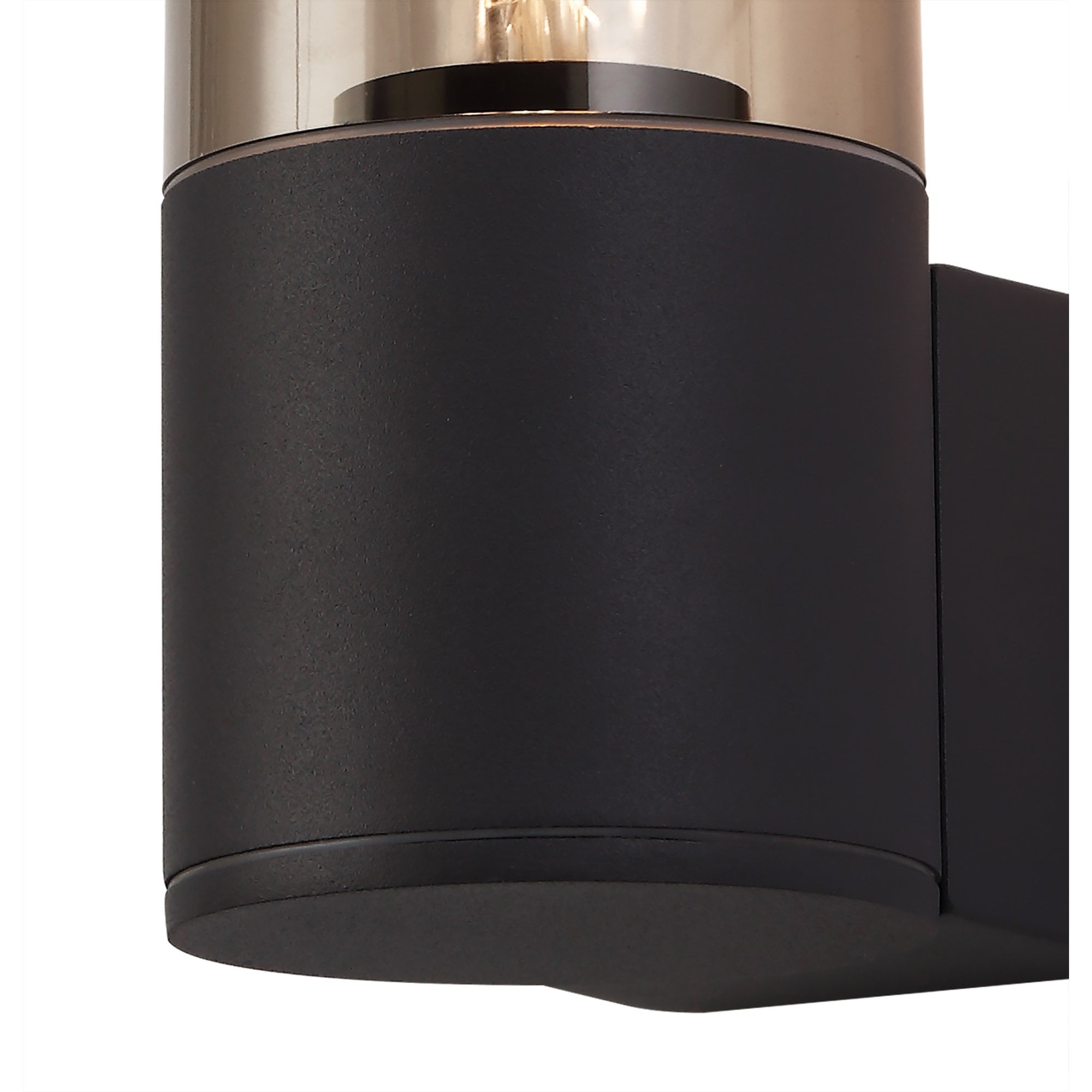 Fabula Harwater Single Wall Lamp - Anthracite & Smoked PC - IP54