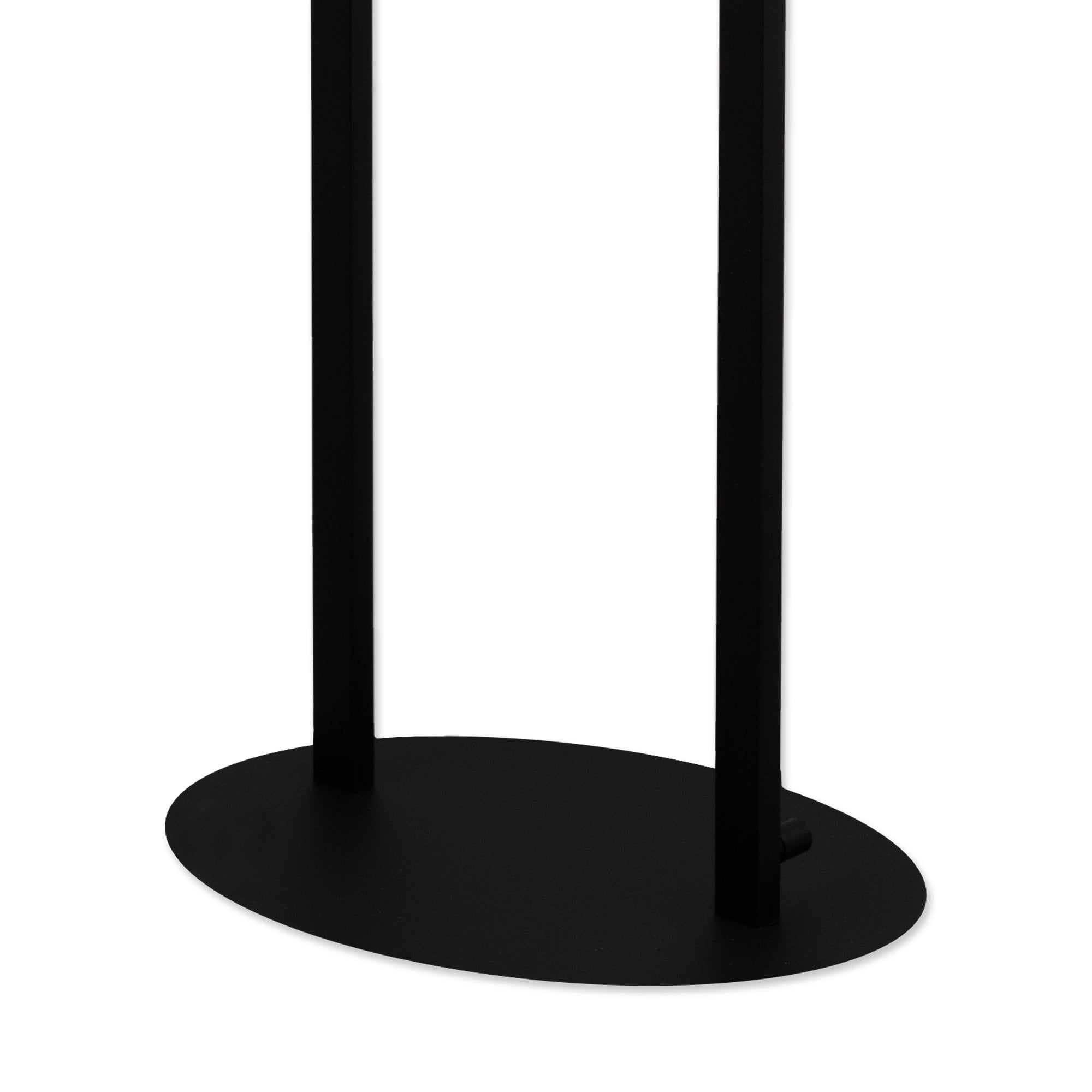 Fabula Hawksmouth 3 Ring LED Floor Lamp - Satin Black & Gold