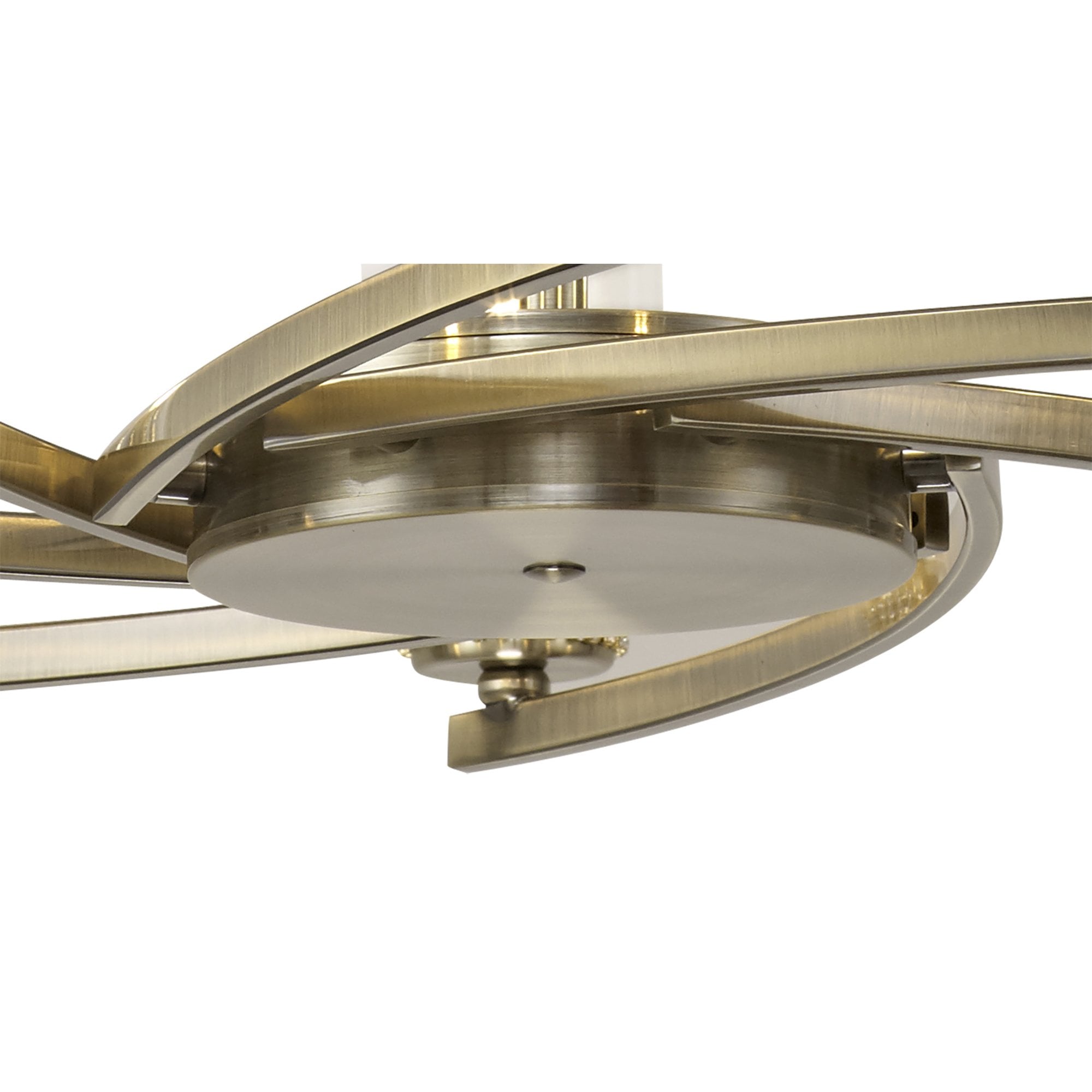 Fabula Heathcote 7 Light Pendant/Semi-Flush Light - Antique Brass