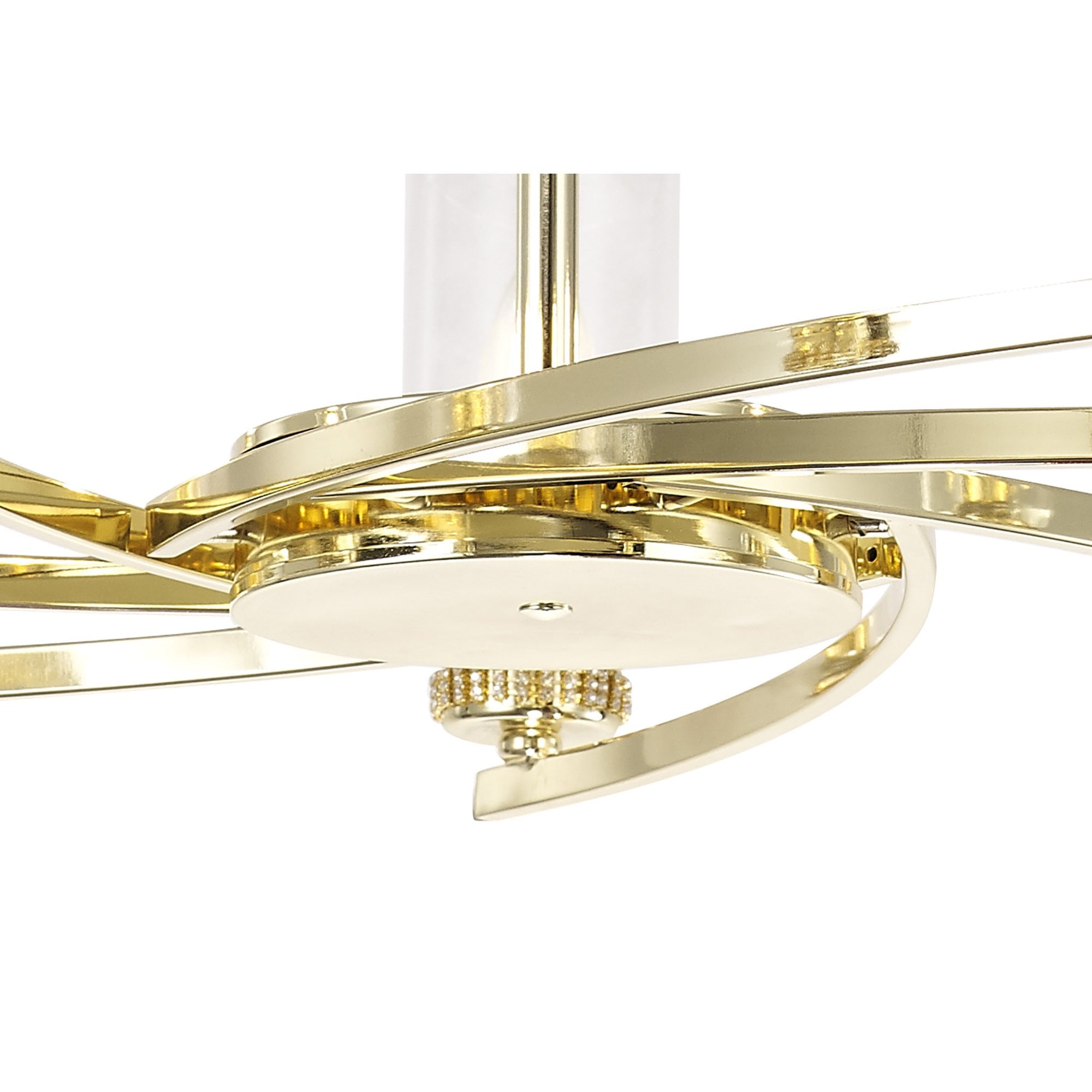 Fabula Heathcote 7 Light Pendant/Semi-Flush Light - Polished Gold