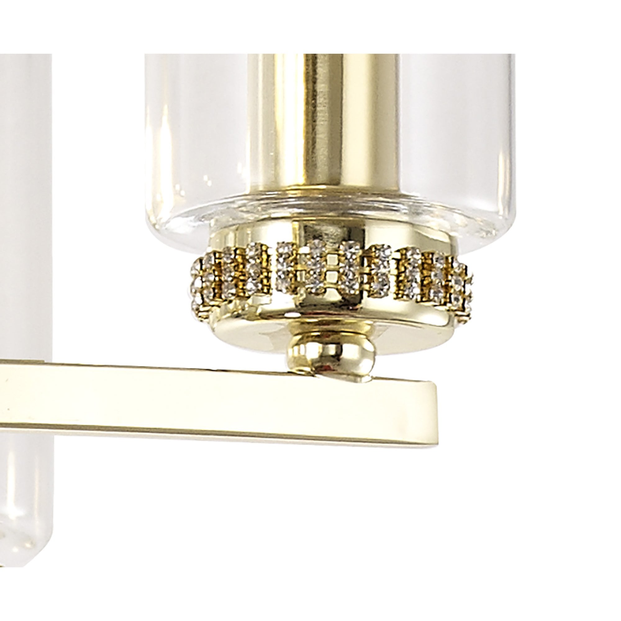 Fabula Heathcote 7 Light Pendant/Semi-Flush Light - Polished Gold