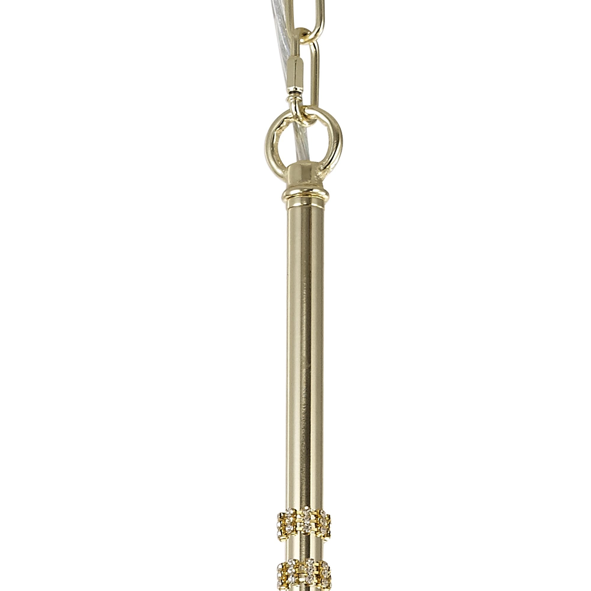 Fabula Heathcote 7 Light Pendant/Semi-Flush Light - Polished Gold