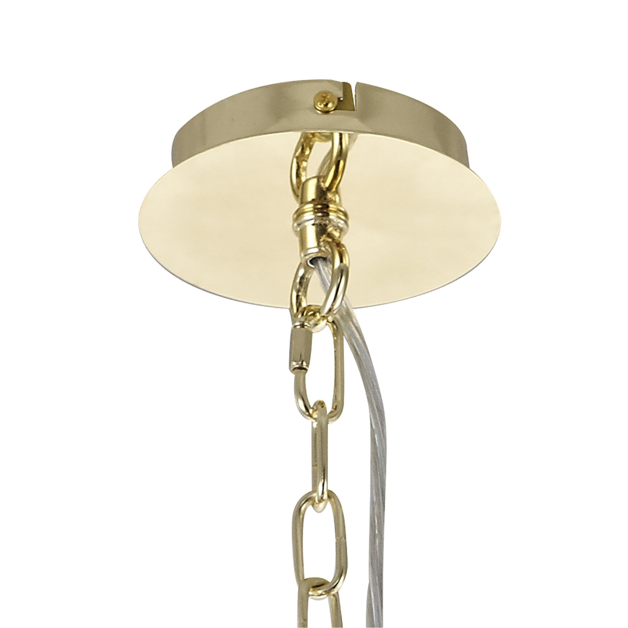 Fabula Heathcote 7 Light Pendant/Semi-Flush Light - Polished Gold