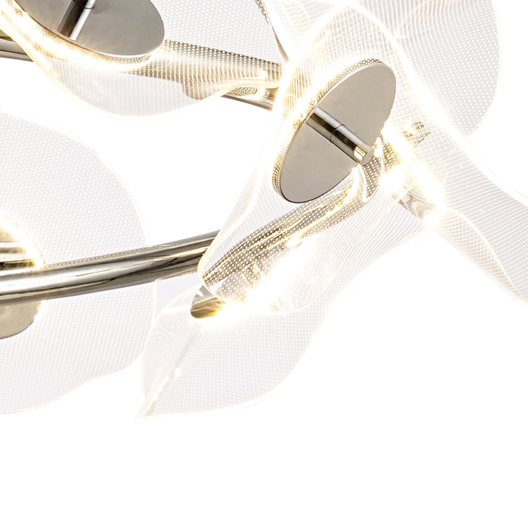 Fabula Holly 12 Light LED Ring Pendant - Polished Chrome