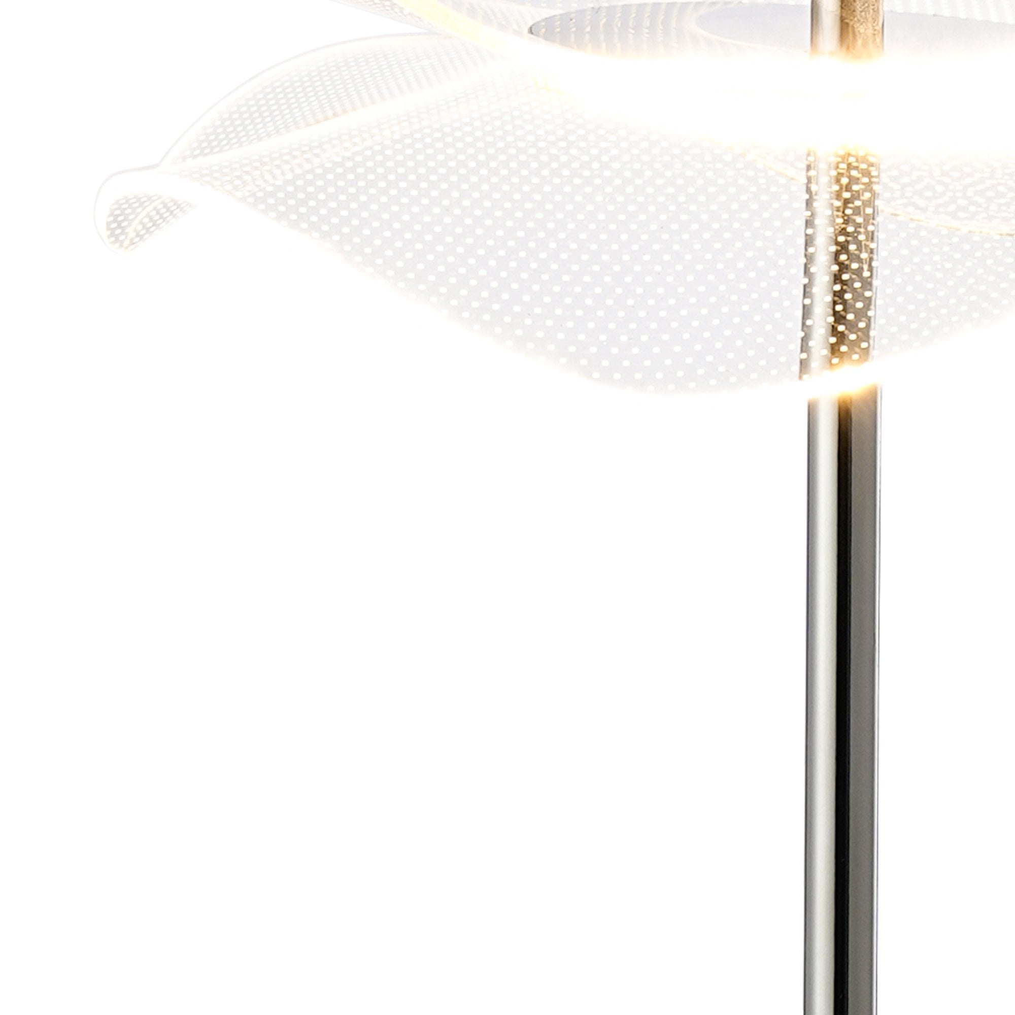 Fabula Holly LED Table Lamp - Polished Chrome