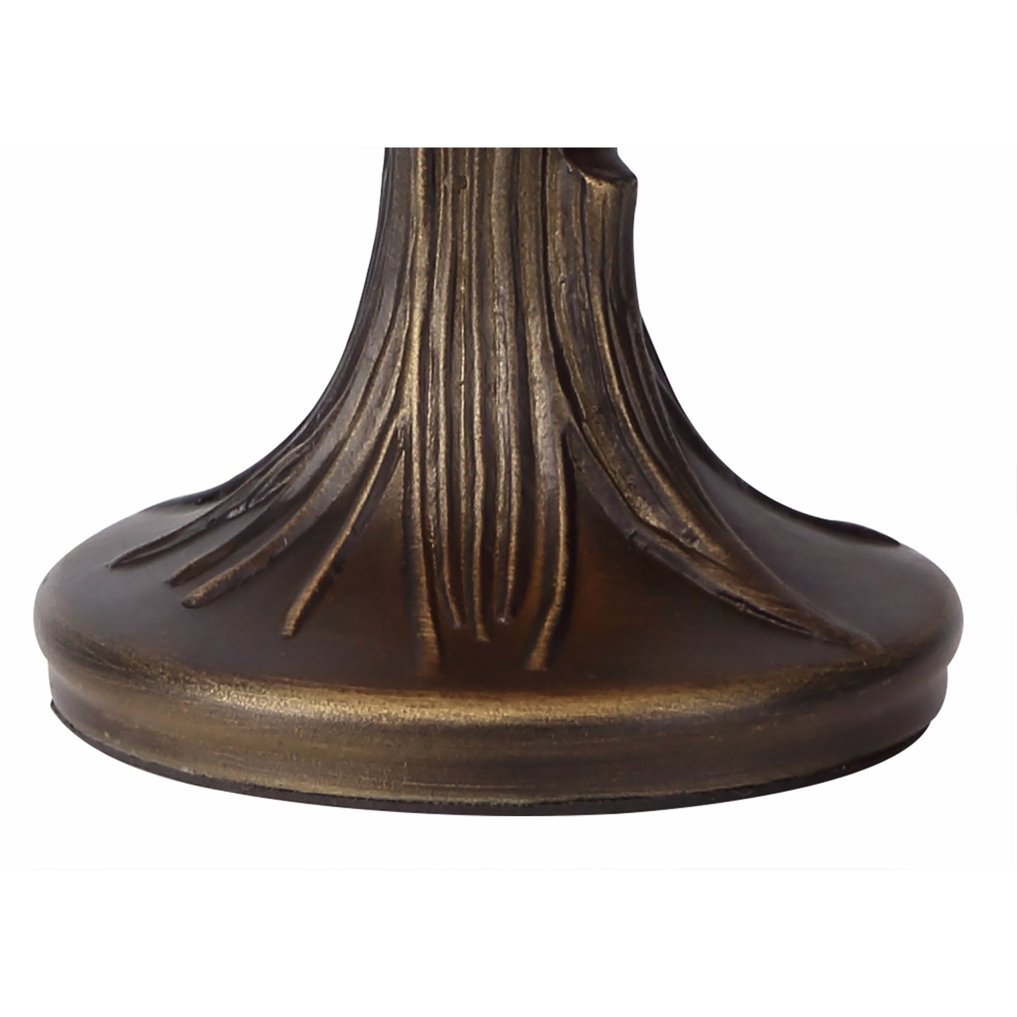 Fabula Hornbeam Single Tiffany Table Lamp - Blue & Orange