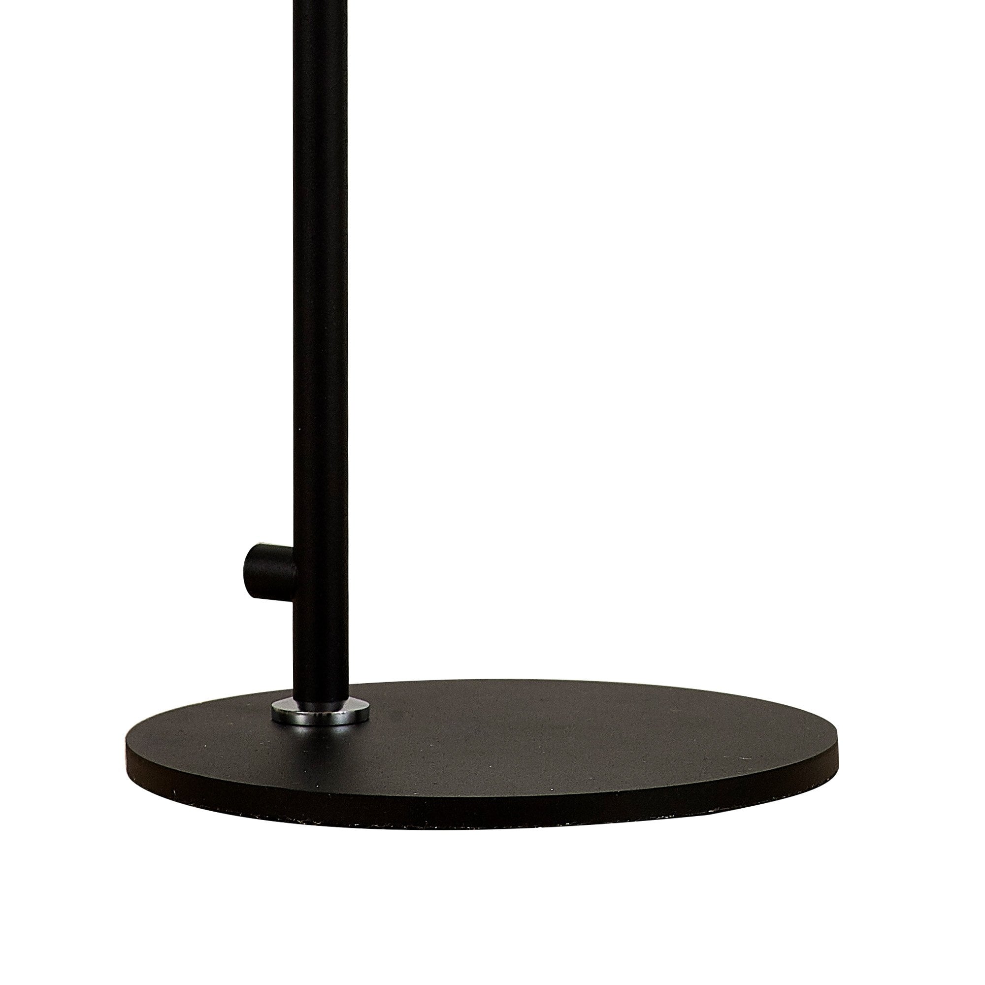 Fabula Kendon Large Single Table Lamp - Black & Smoke Fade Glass