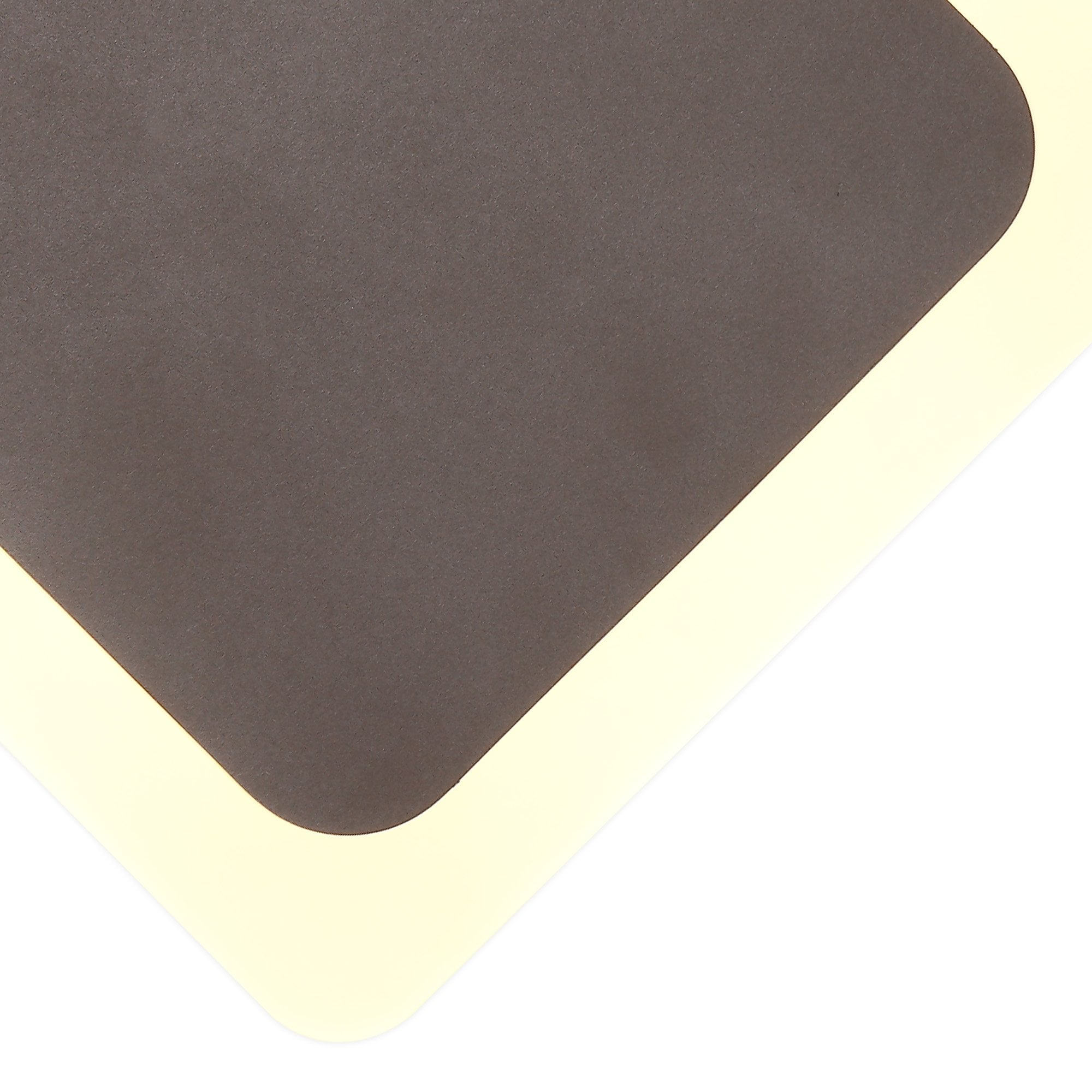 Fabula Kingsley Magnetic Base LED Wall Lamp - 15/19cm Diamond - Central - Coffee & Acrylic Frosted Diffuser