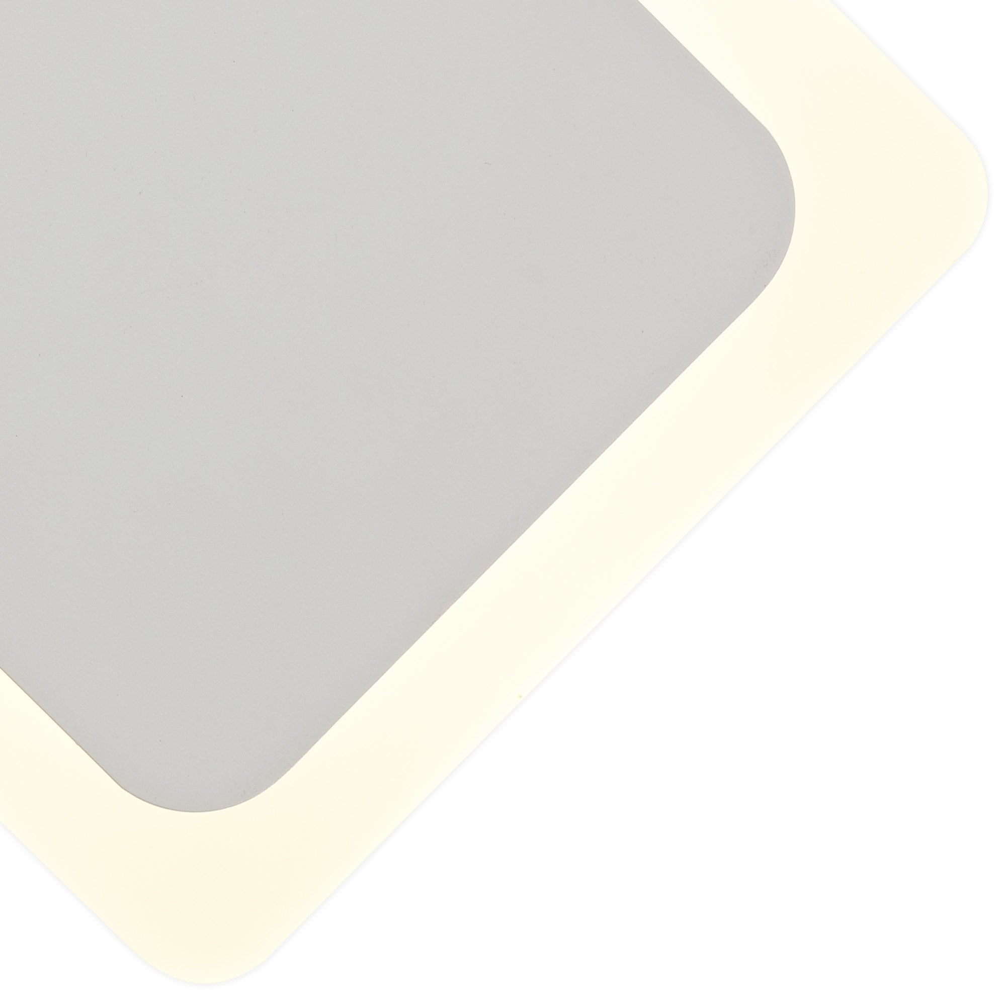 Fabula Kingsley Magnetic Base LED Wall Lamp - 15/19cm Diamond - Central - Sand White & Acrylic Frosted Diffuser