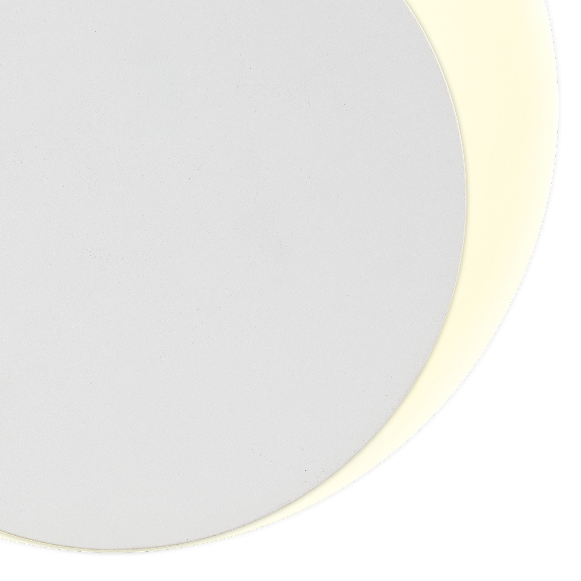 Fabula Kingsley Magnetic Base LED Wall Lamp - 15/19cm Round - Bottom Offset - Sand White & Acrylic Frosted Diffuser