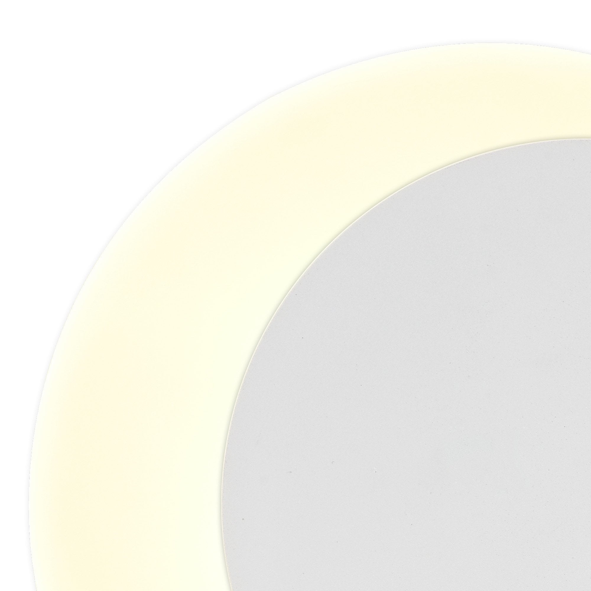 Fabula Kingsley Magnetic Base LED Wall Lamp - 15/19cm Round - Right Offset - Sand White & Acrylic Frosted Diffuser