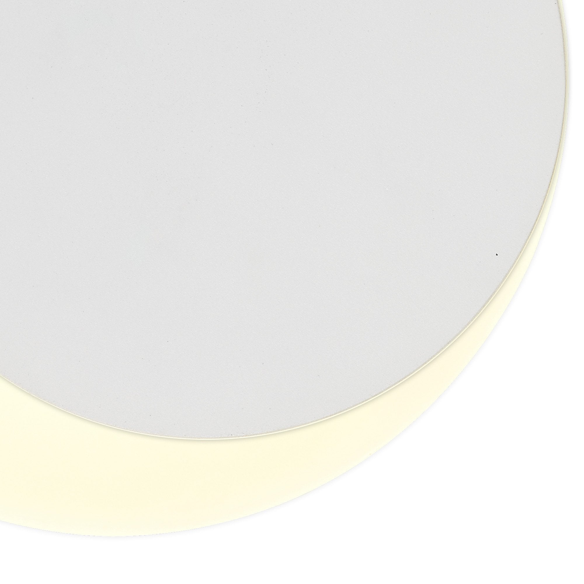 Fabula Kingsley Magnetic Base LED Wall Lamp - 15/19cm Round - Right Offset - Sand White & Acrylic Frosted Diffuser