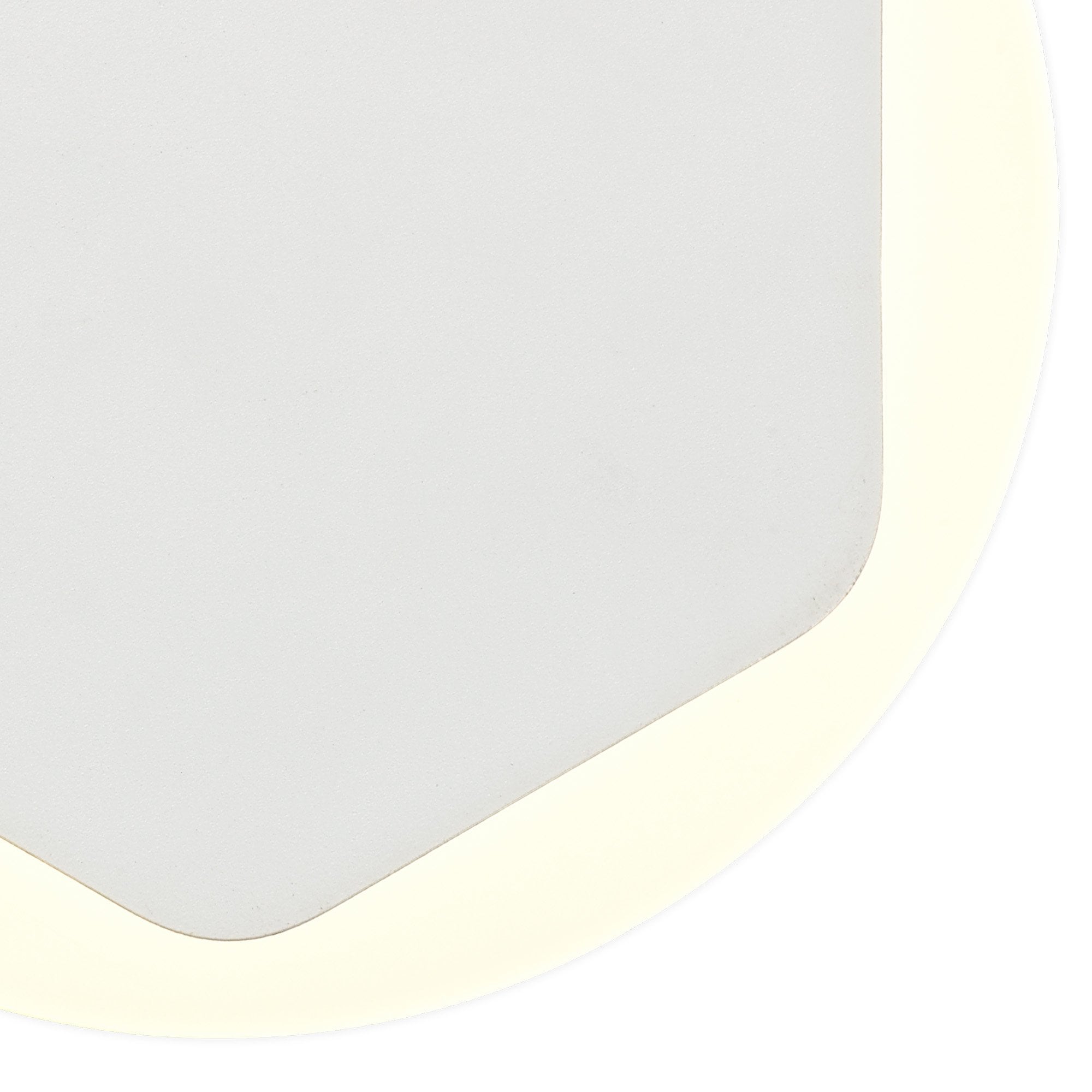 Fabula Kingsley Magnetic Base LED Wall Lamp - 15/19cm Vertical Hexagonal - Central - Sand White & Round Acrylic Frosted Diffuser