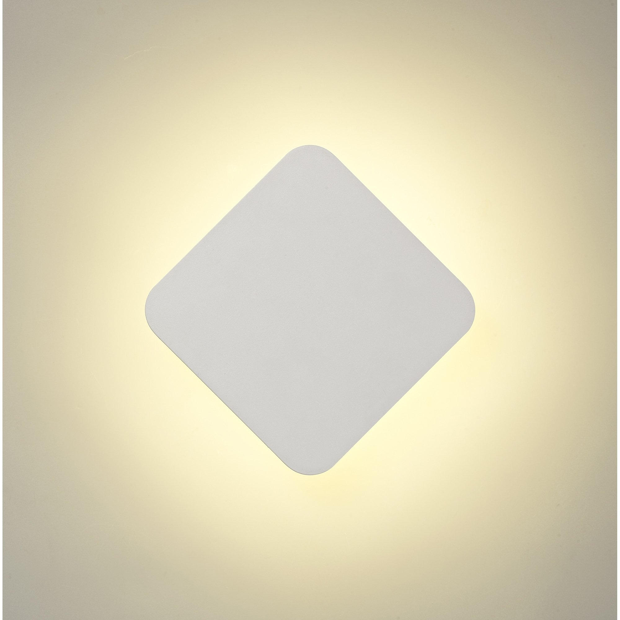 Fabula Kingsley Magnetic Base LED Wall Lamp - 15cm Diamond - Sand White