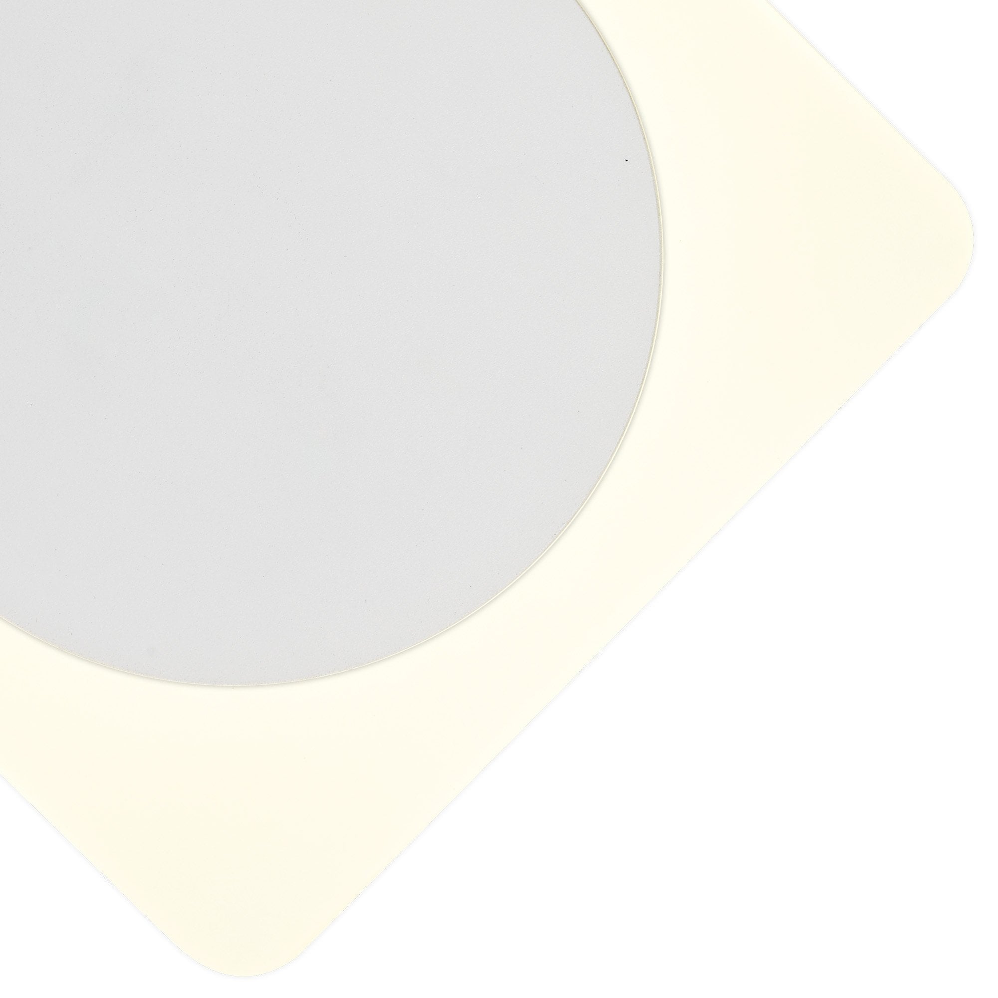 Fabula Kingsley Magnetic Base LED Wall Lamp - 15cm Round 19cm Diamond - Central - Sand White & Acrylic Frosted Diffuser