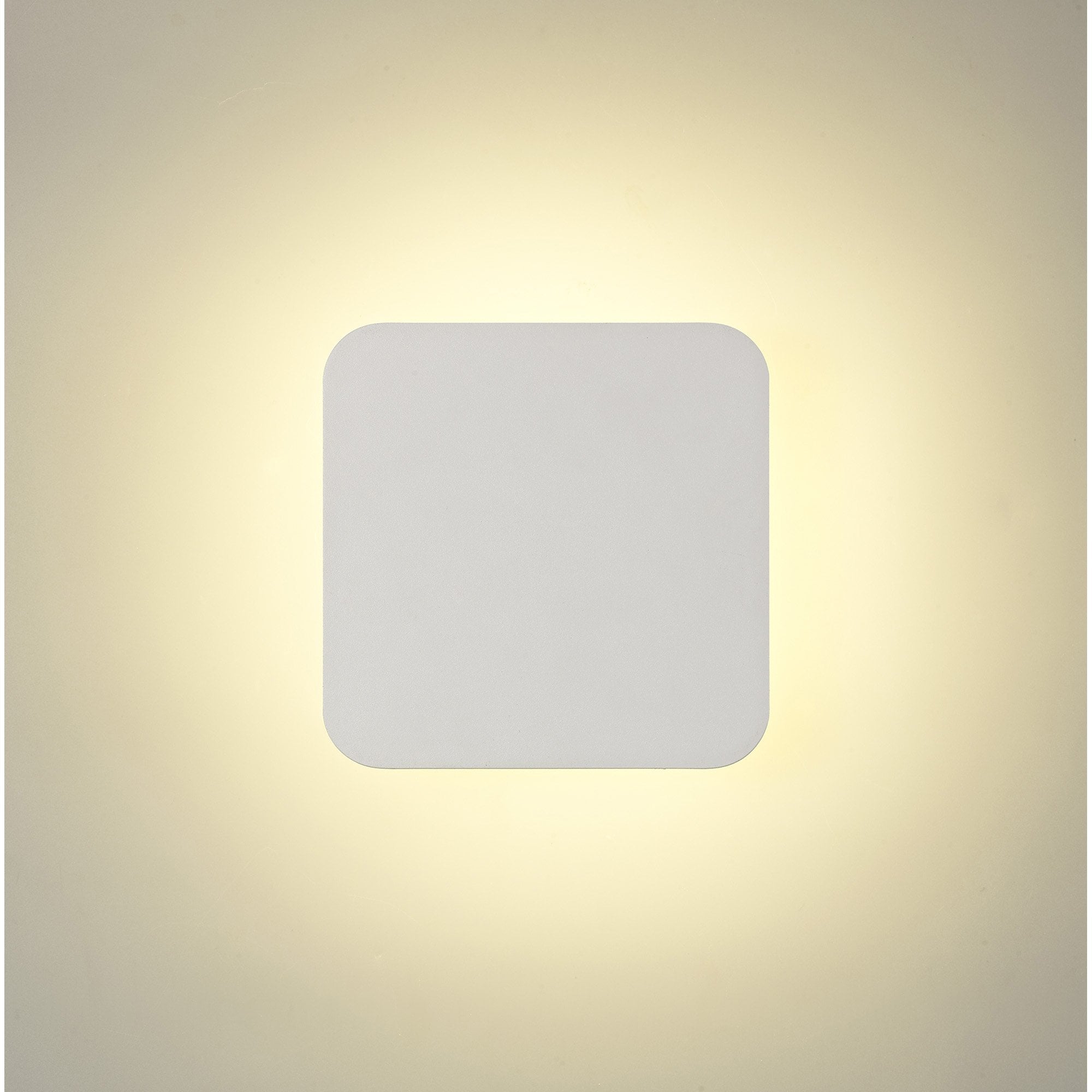 Fabula Kingsley Magnetic Base LED Wall Lamp - 15cm Square - Sand White