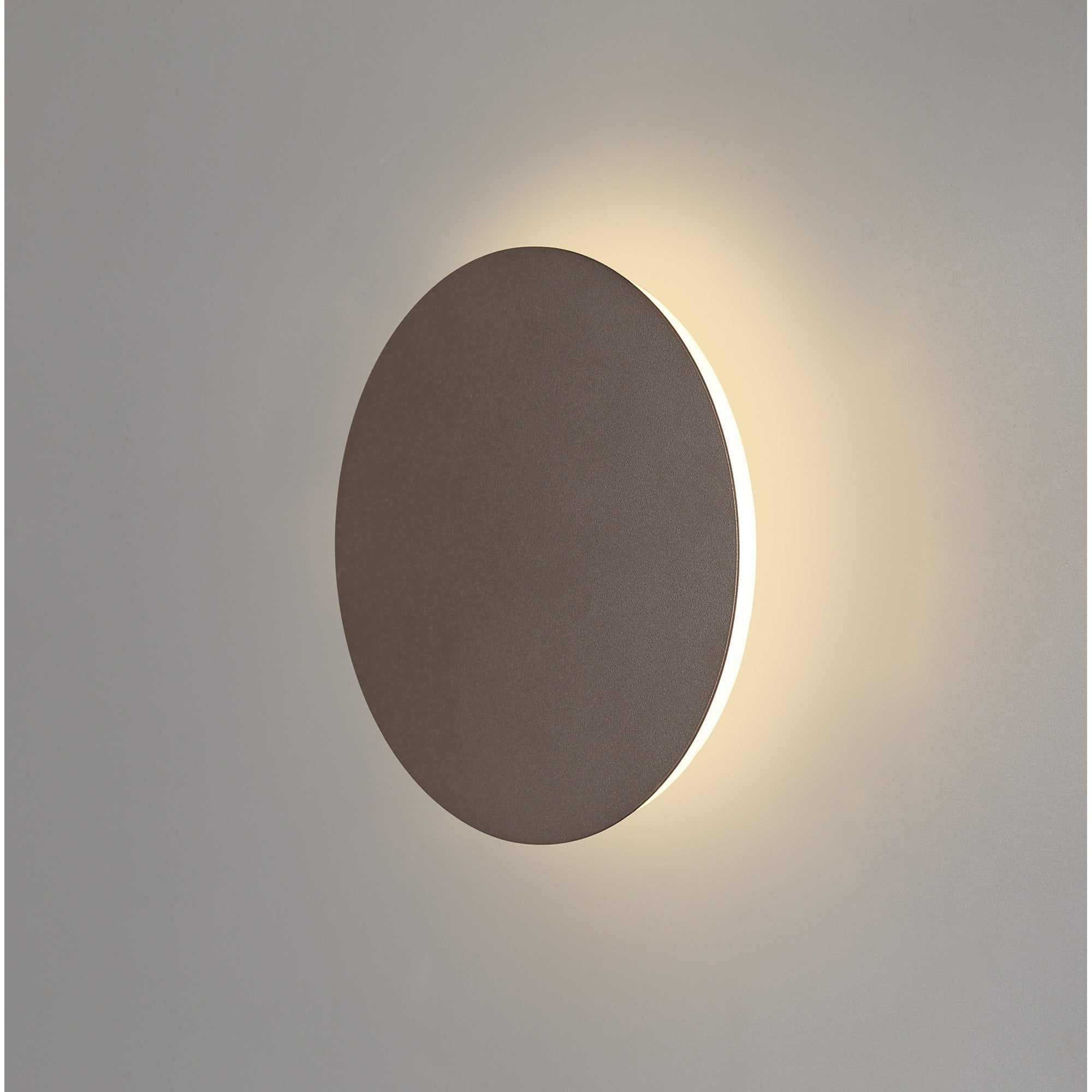 Fabula Kingsley Magnetic Base LED Wall Lamp - 20/19cm - Central - Coffee & Acrylic Frosted Diffuser