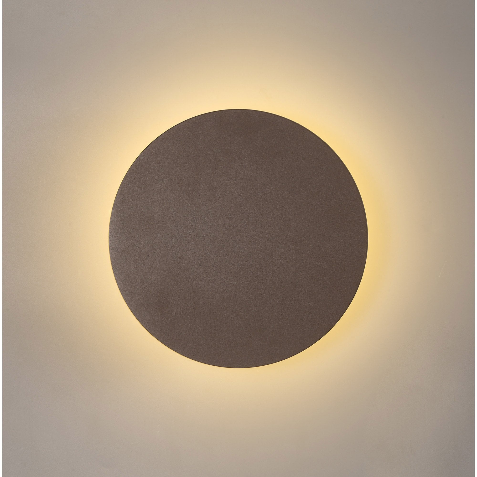 Fabula Kingsley Magnetic Base LED Wall Lamp - 20/19cm - Central - Coffee & Acrylic Frosted Diffuser