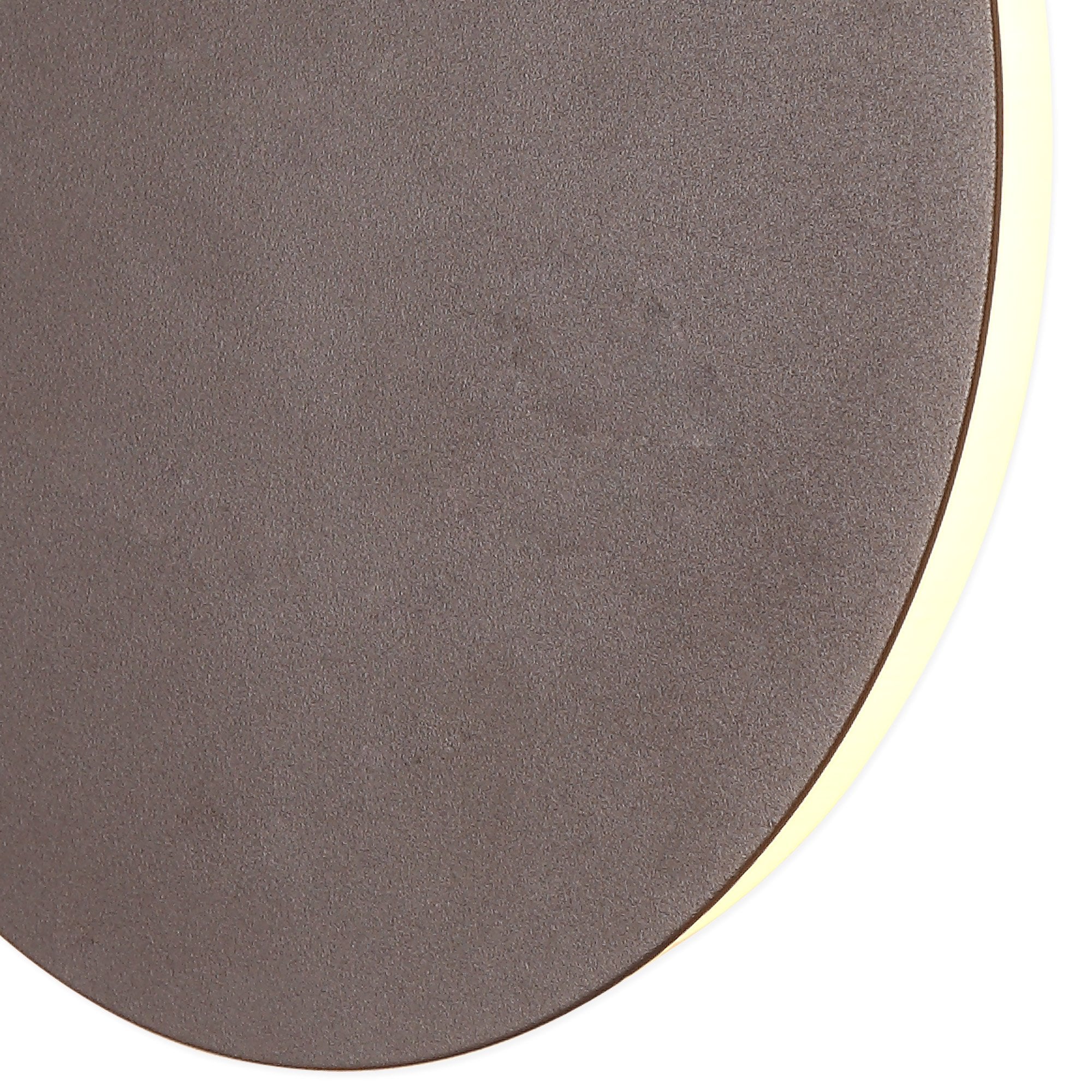 Fabula Kingsley Magnetic Base LED Wall Lamp - 20/19cm - Central - Coffee & Acrylic Frosted Diffuser