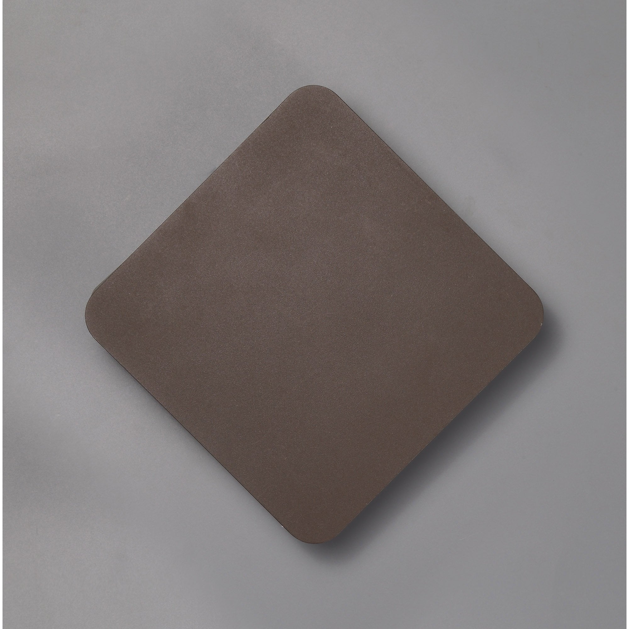 Fabula Kingsley Magnetic Base LED Wall Lamp - 20/19cm Diamond - Central - Coffee & Acrylic Frosted Diffuser