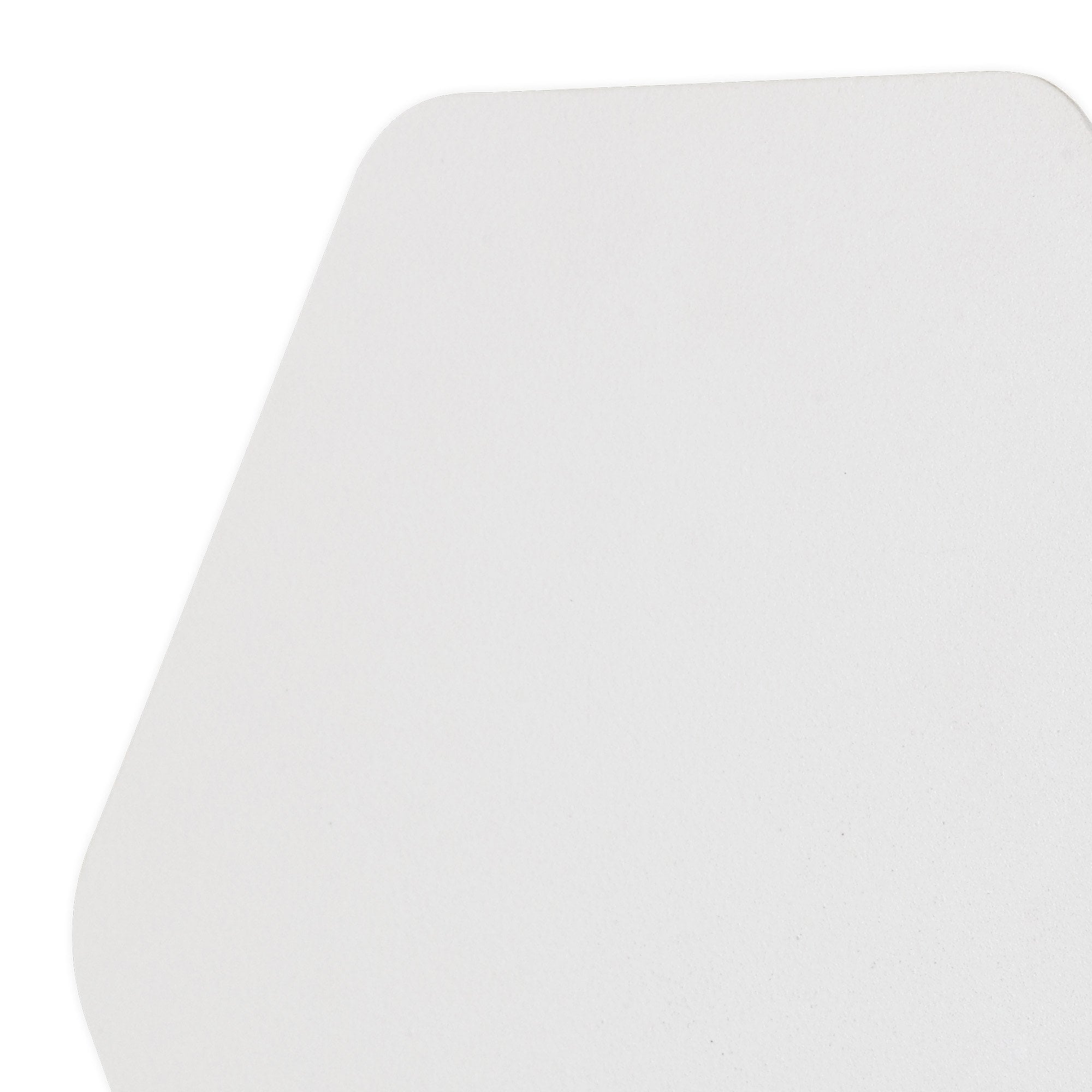 Fabula Kingsley Magnetic Base LED Wall Lamp - 20/19cm Horizontal Hexagonal - Central - Sand White & Acrylic Frosted Diffuser