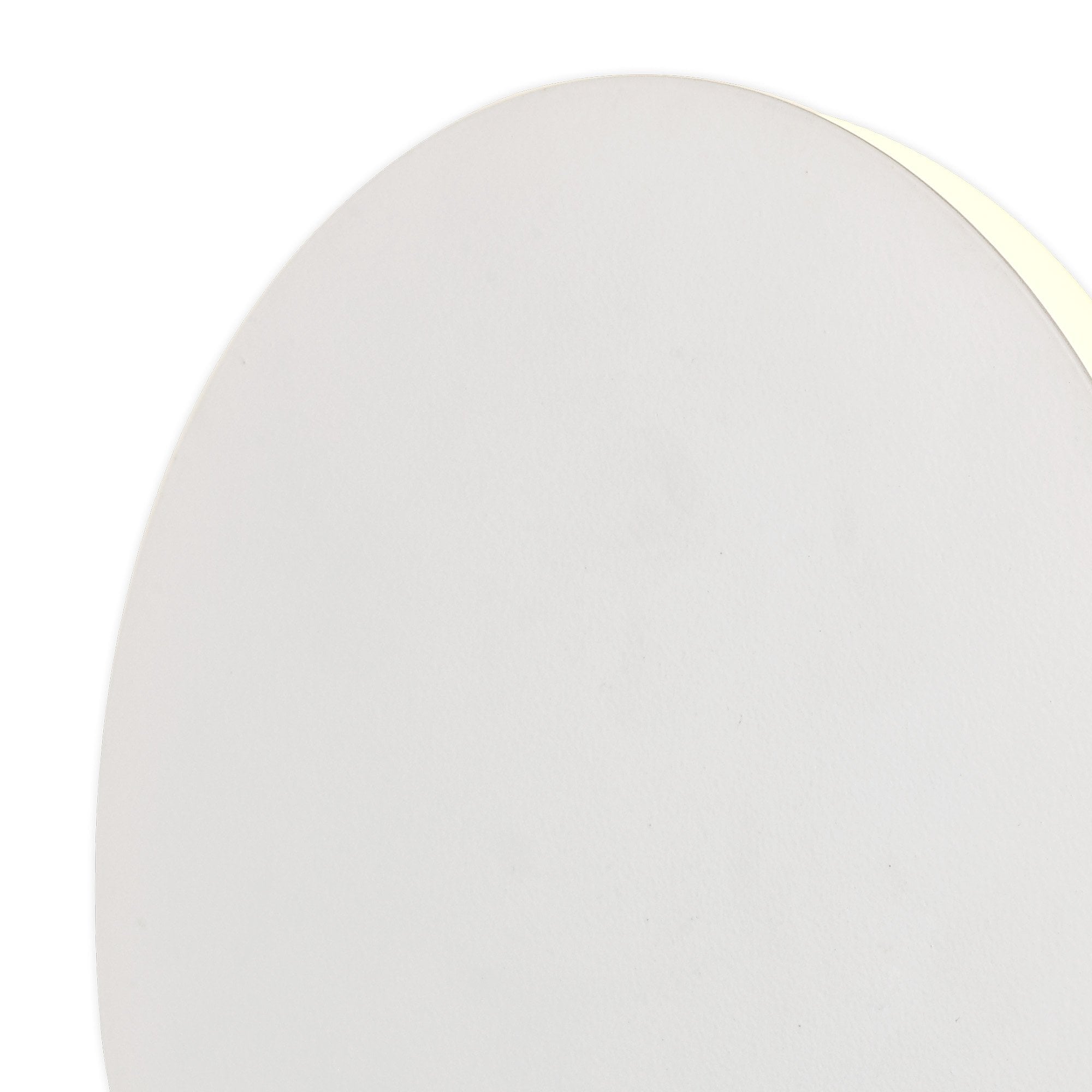 Fabula Kingsley Magnetic Base LED Wall Lamp - 20/19cm Round - Central - Sand White & Acrylic Frosted Diffuser