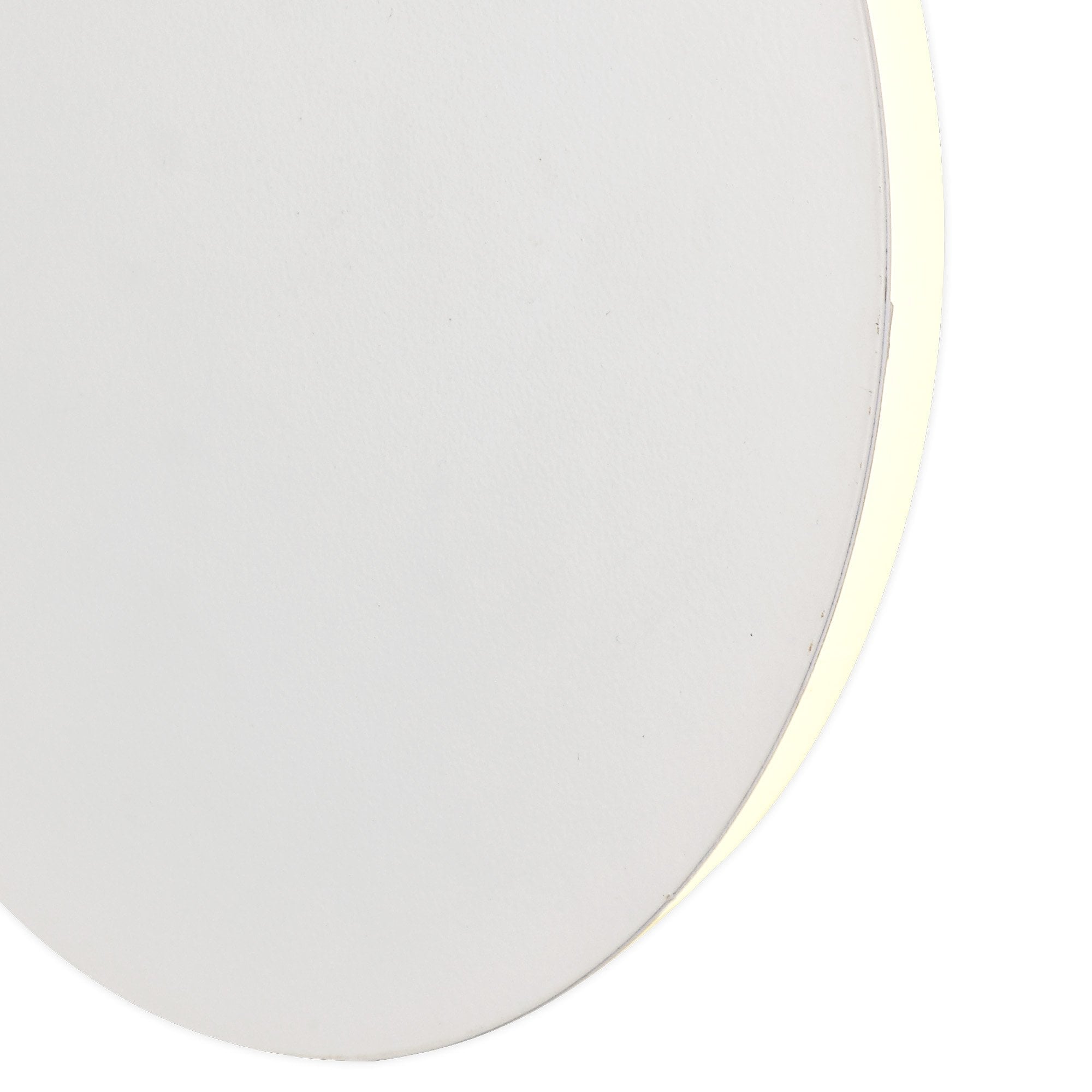 Fabula Kingsley Magnetic Base LED Wall Lamp - 20/19cm Round - Central - Sand White & Acrylic Frosted Diffuser
