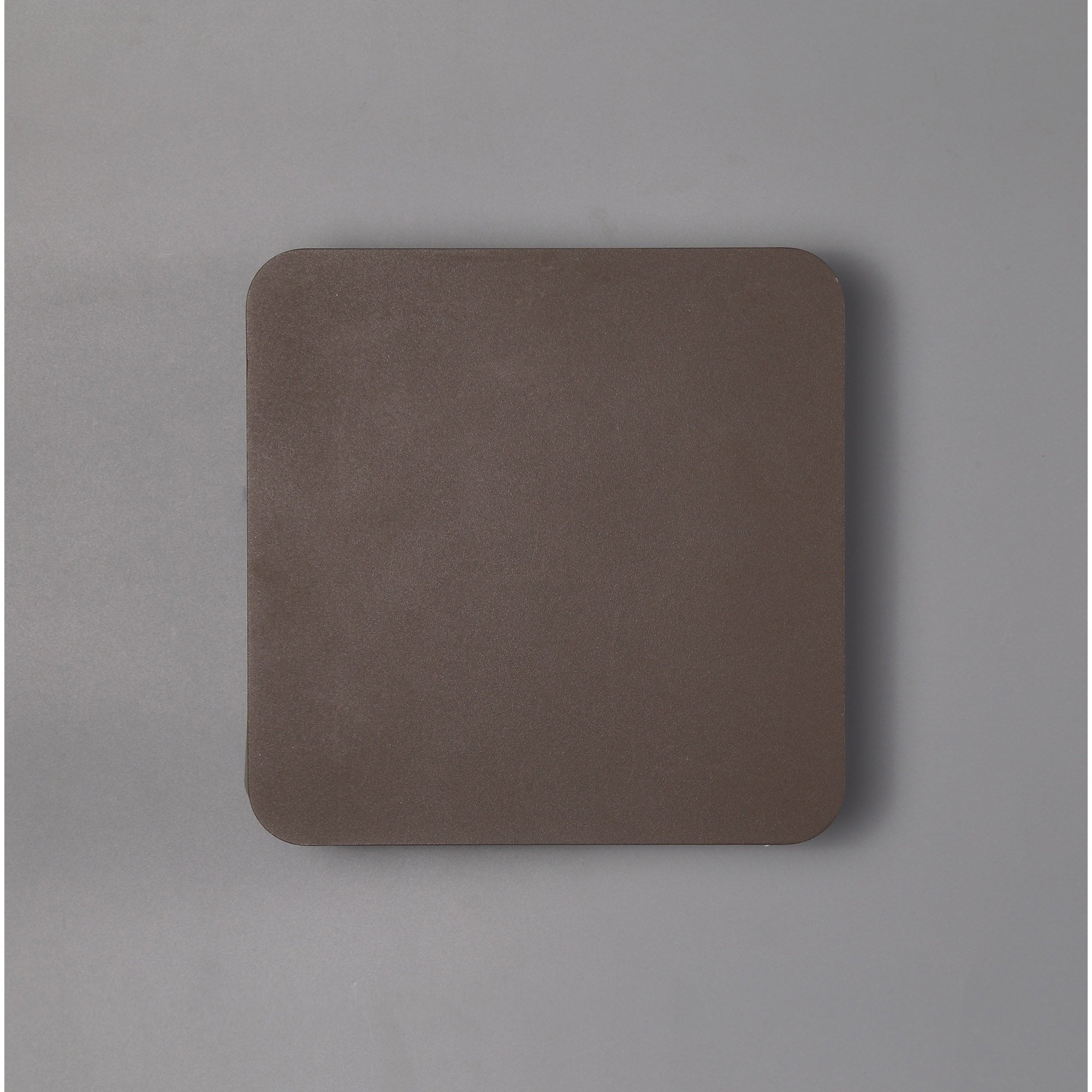 Fabula Kingsley Magnetic Base LED Wall Lamp - 20/19cm Square - Central - Coffee & Acrylic Frosted Diffuser