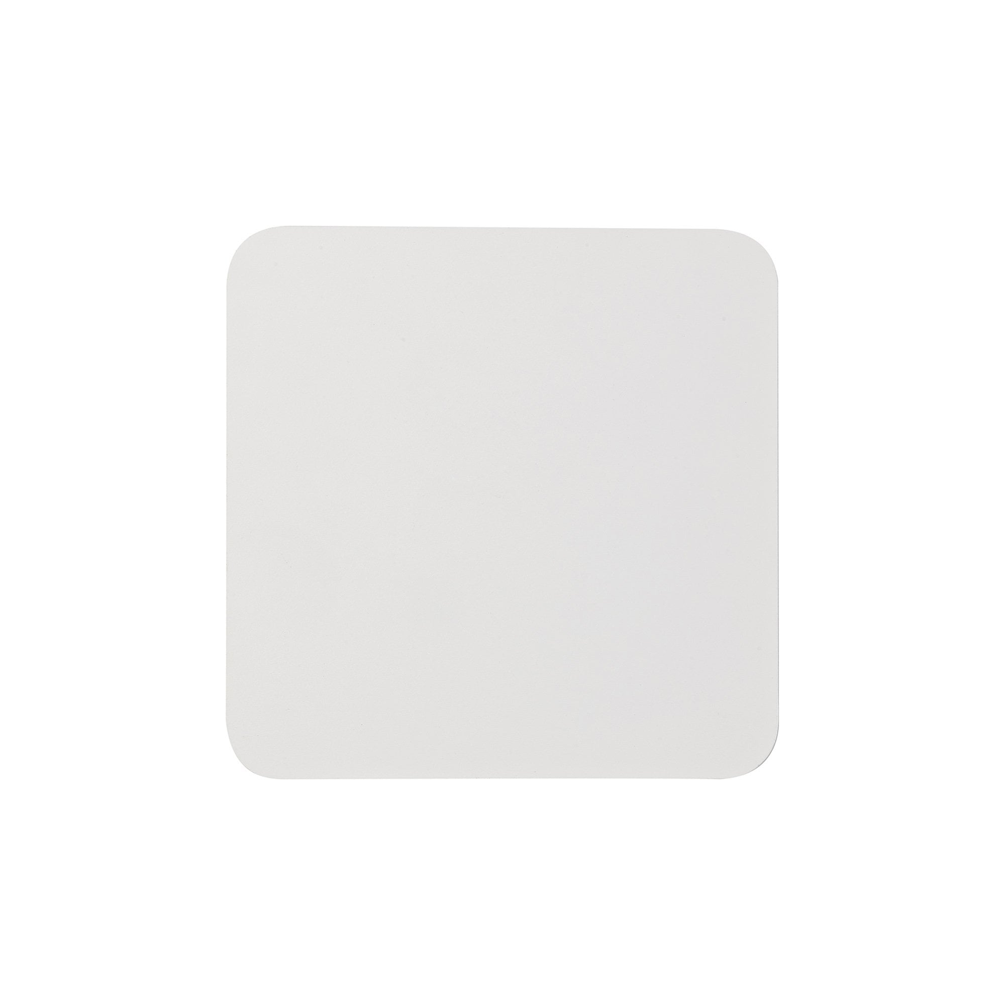 Fabula Kingsley Magnetic Base LED Wall Lamp - 20/19cm Square - Central - Sand White & Acrylic Frosted Diffuser