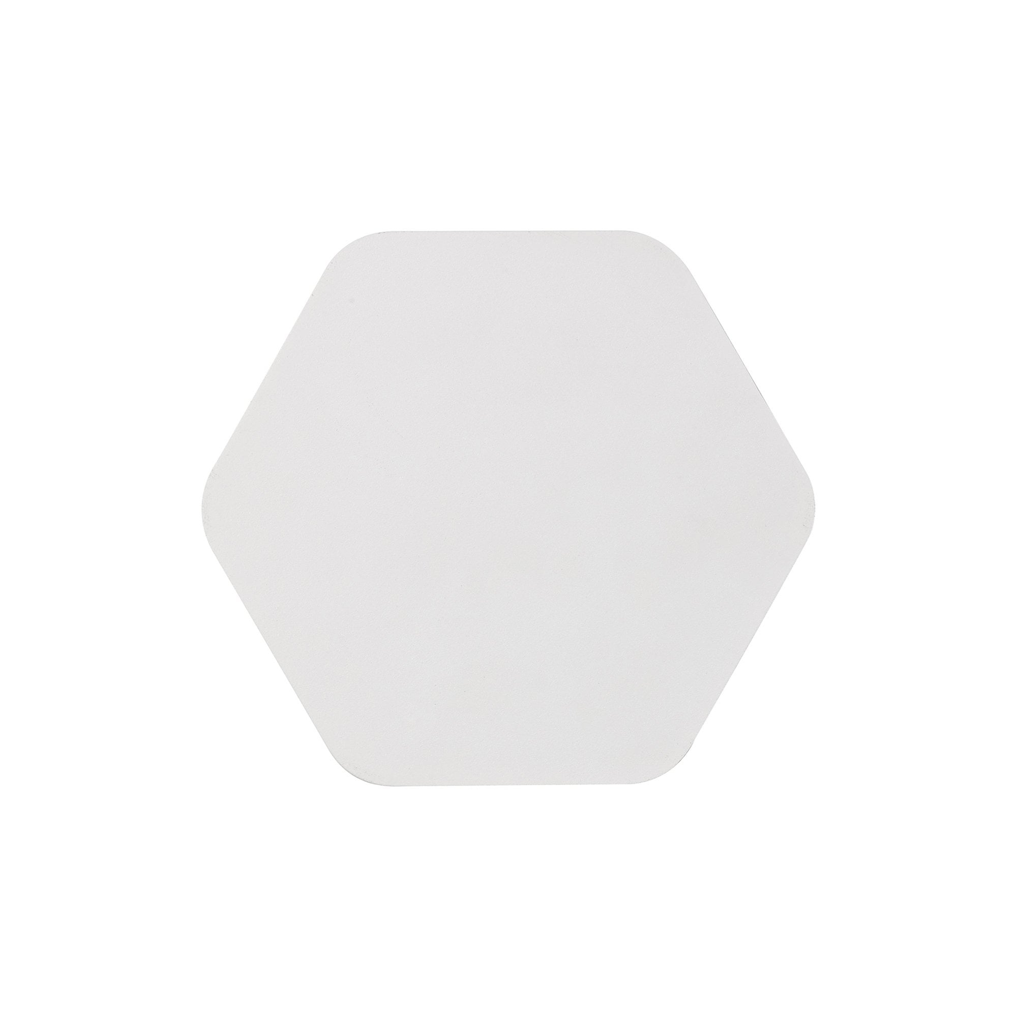 Fabula Kingsley Magnetic Base LED Wall Lamp - 20cm Horizontal Hexagonal - Sand White