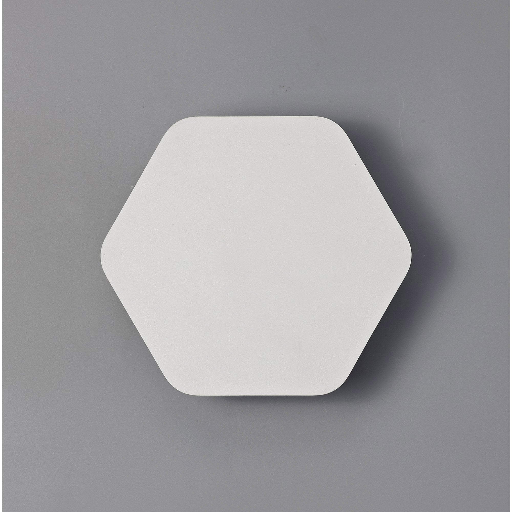 Fabula Kingsley Magnetic Base LED Wall Lamp - 20cm Horizontal Hexagonal - Sand White