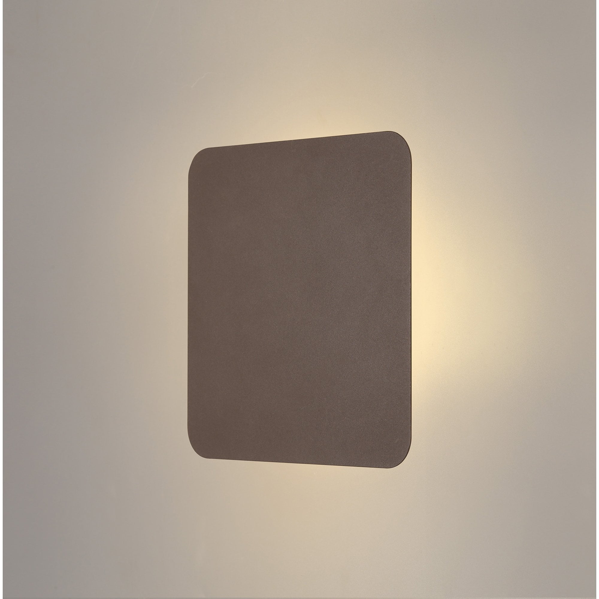 Fabula Kingsley Magnetic Base LED Wall Lamp - 20cm Square - Coffee