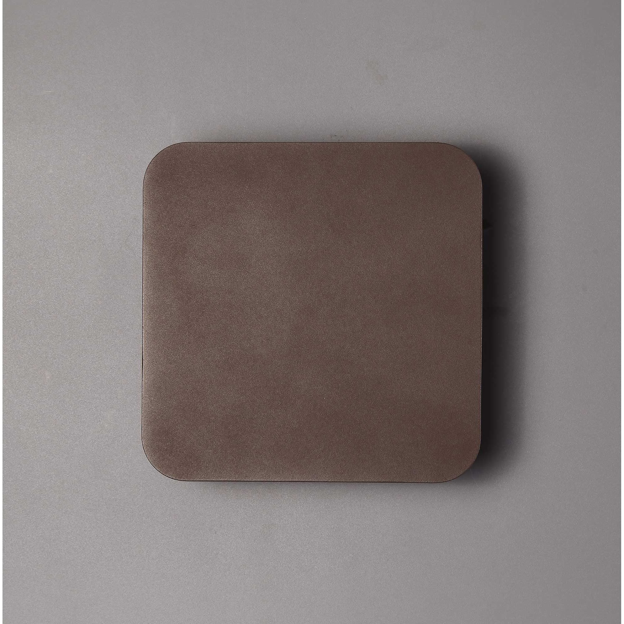 Fabula Kingsley Magnetic Base LED Wall Lamp - 20cm Square - Coffee