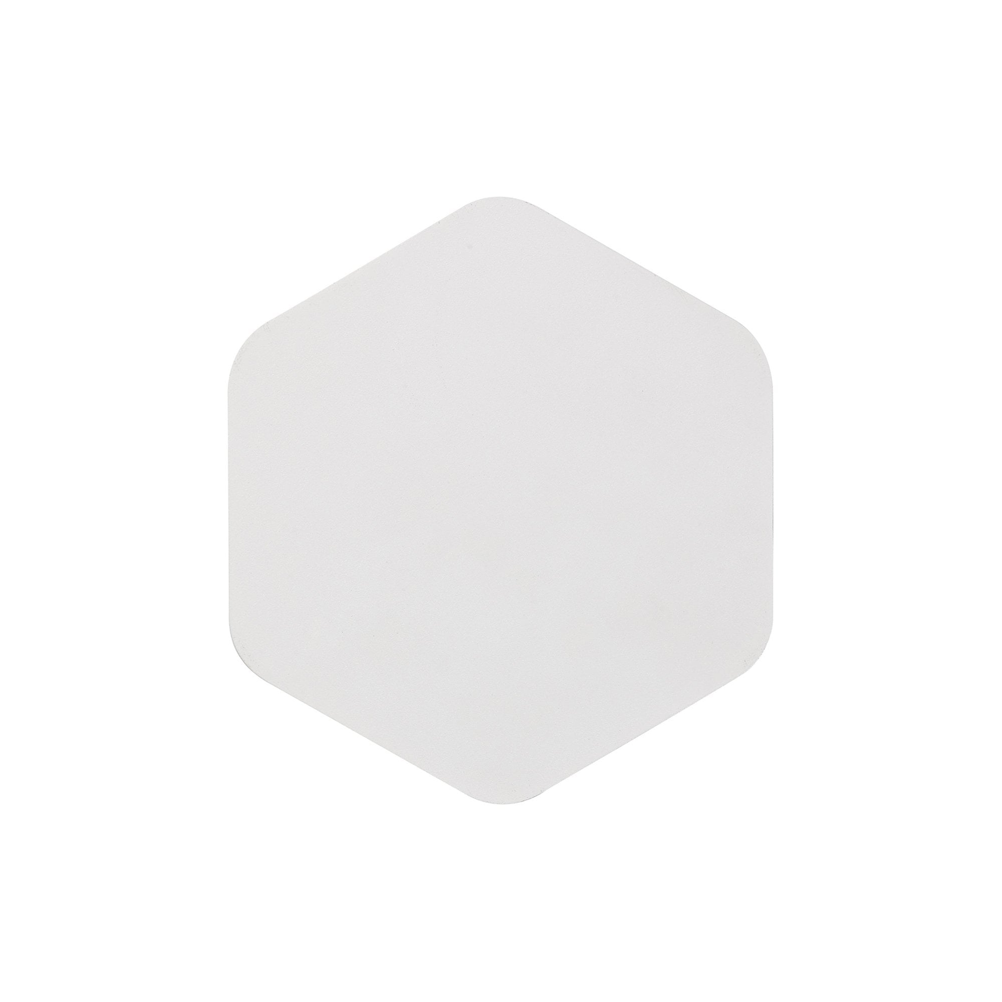 Fabula Kingsley Magnetic Base LED Wall Lamp - 20cm Vertical Hexagonal - Sand White