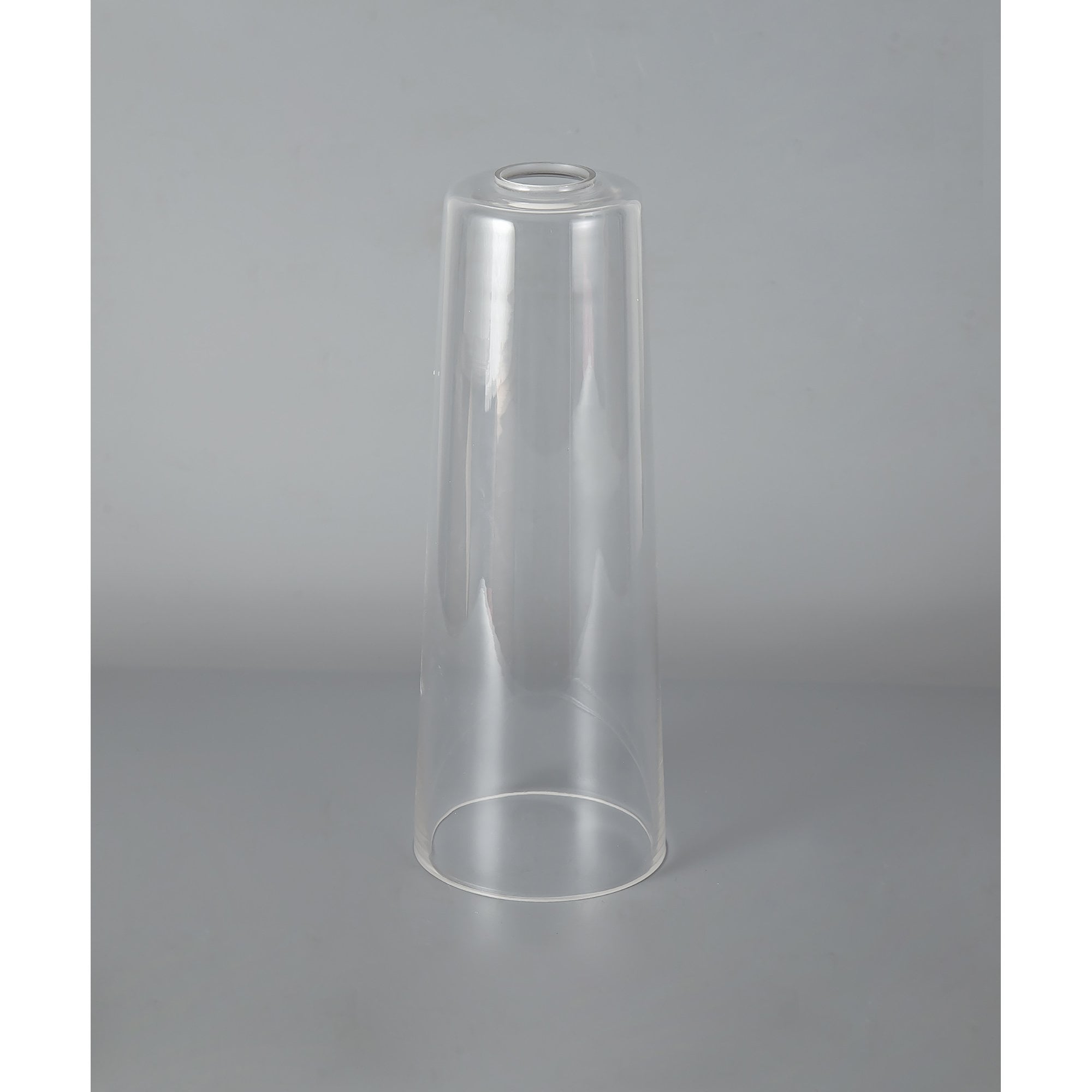 Fabula Laurel Large Cylindrical Cone Shade - Clear Glass - Shade Only