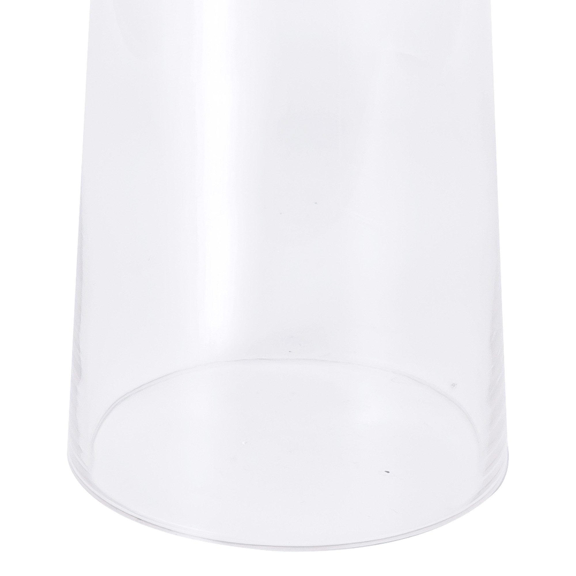 Fabula Laurel Large Cylindrical Cone Shade - Clear Glass - Shade Only