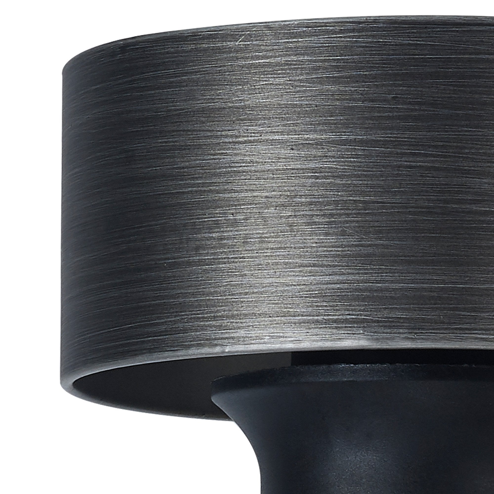 Fabula Laurel Single Flush Mount Kit - Aged Pewter - Frame Only