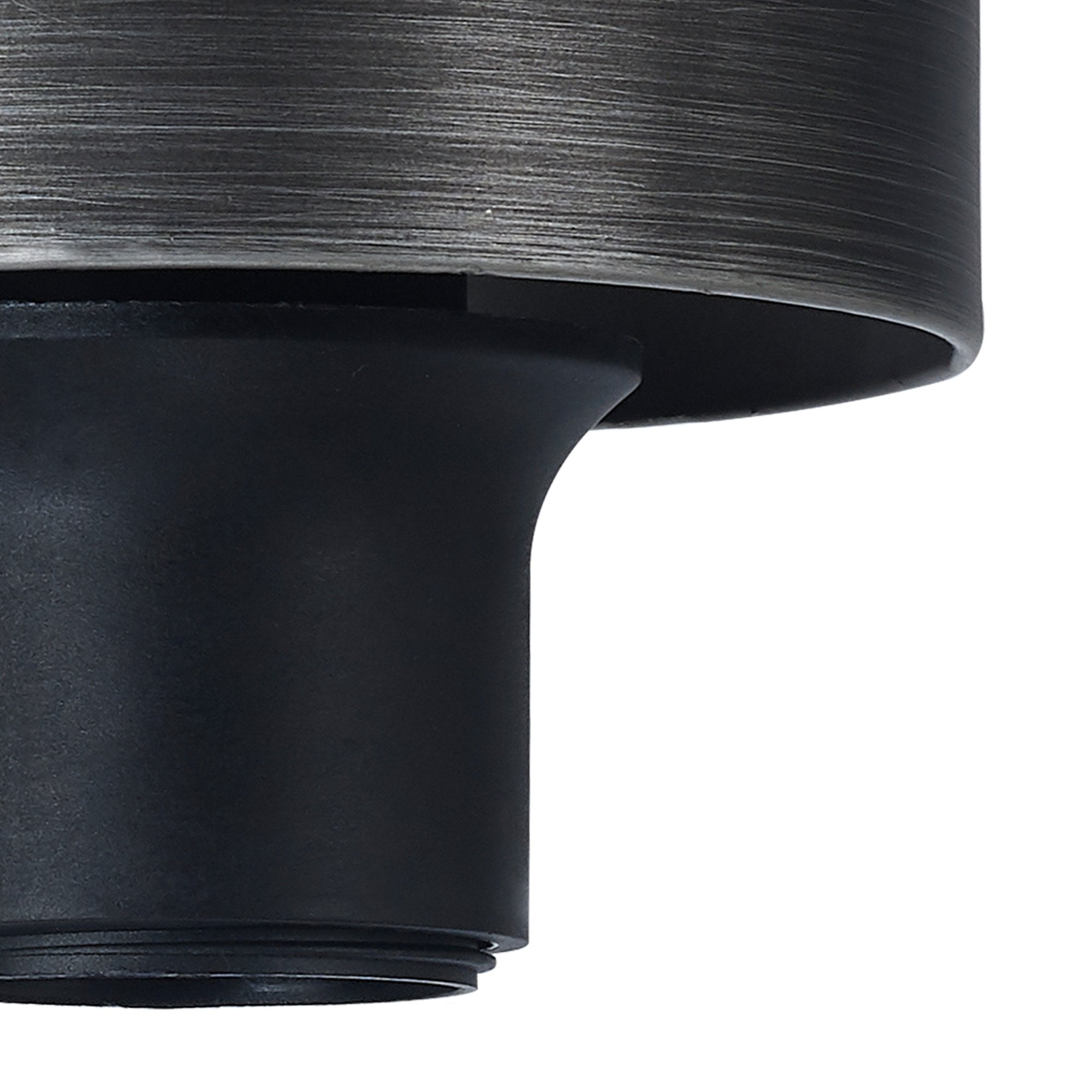 Fabula Laurel Single Flush Mount Kit - Aged Pewter - Frame Only