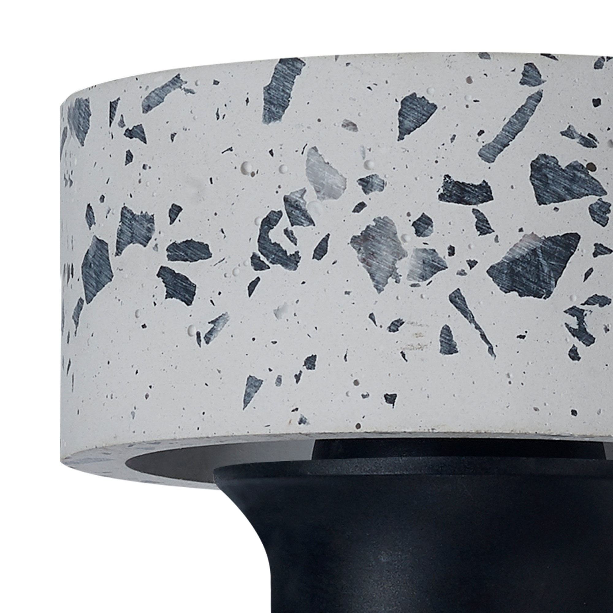 Fabula Laurel Single Flush Mount Kit - Terrazzo Marble - Frame Only