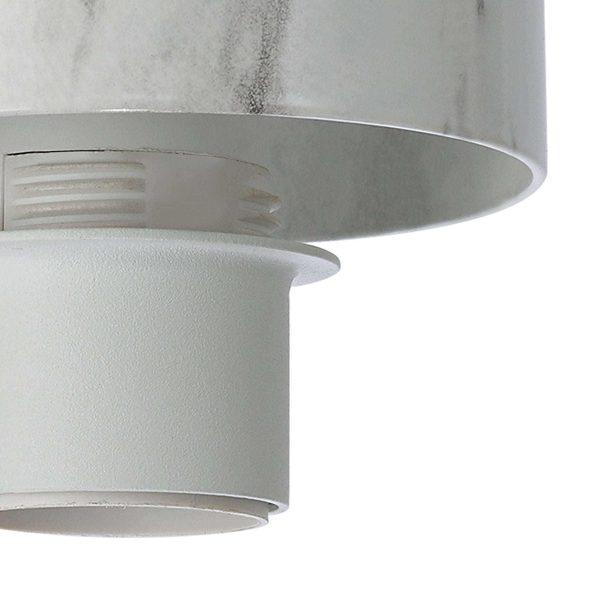 Fabula Laurel Single Flush Mount Kit - White Marble - Frame Only