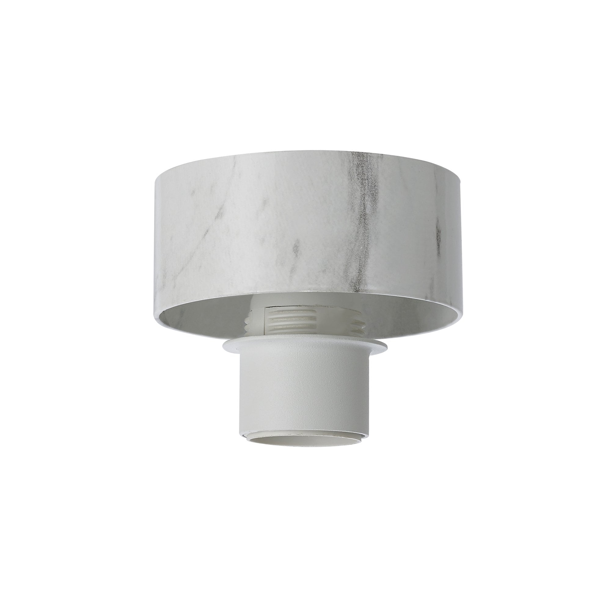 Fabula Laurel Single Flush Mount Kit - White Marble - Frame Only