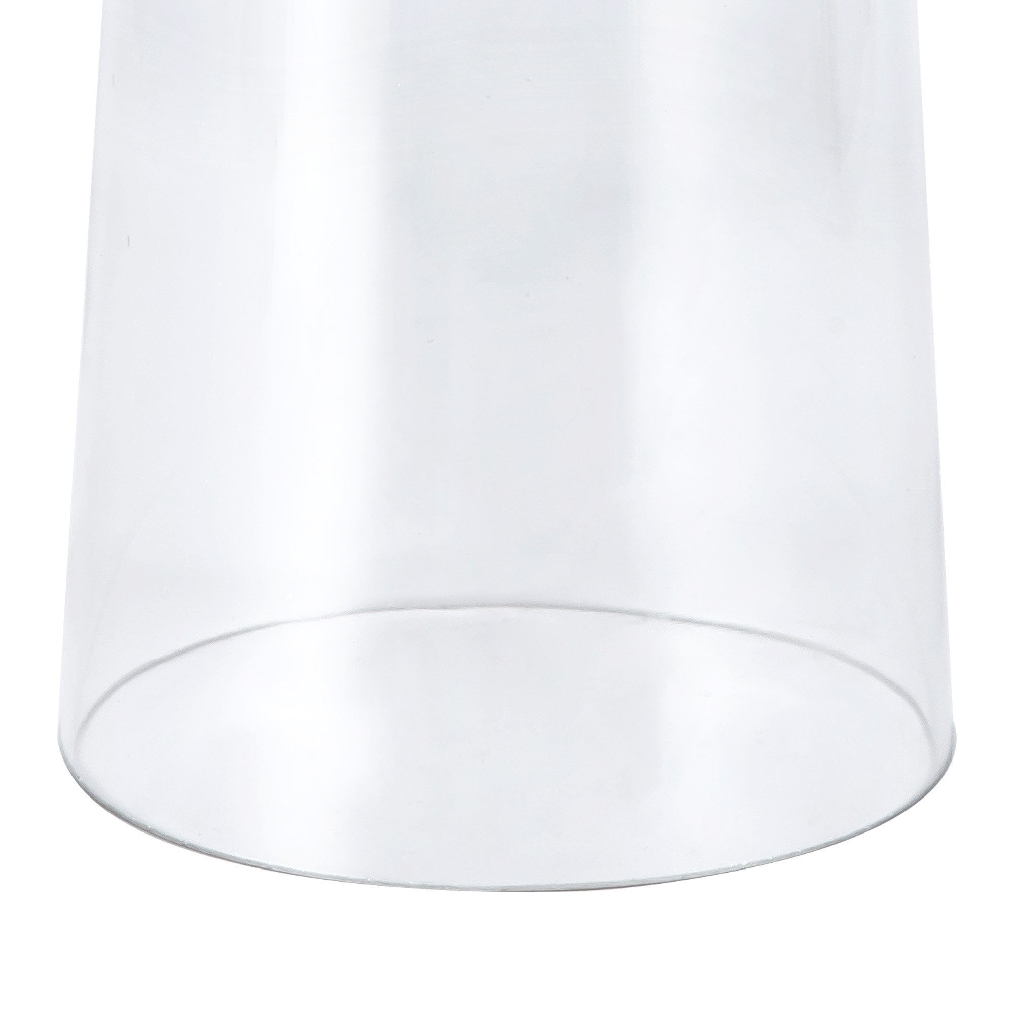 Fabula Laurel Small Cylindrical Cone Shade - Clear Glass - Shade Only
