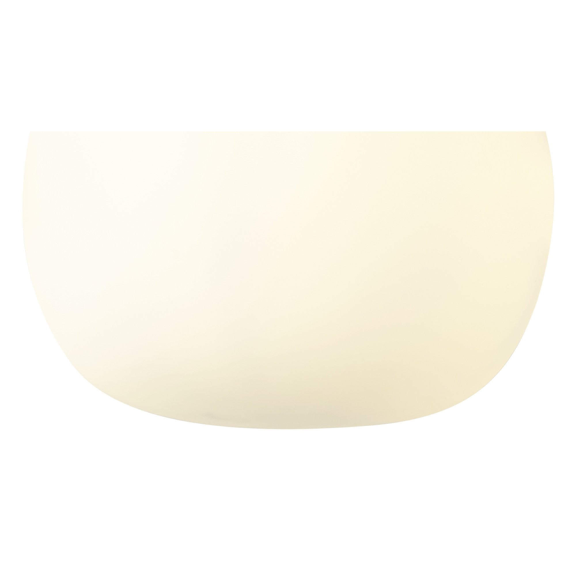 Fabula Littleton Medium Single Oval Ball Flush Light - Matt Black & Frosted White Glass