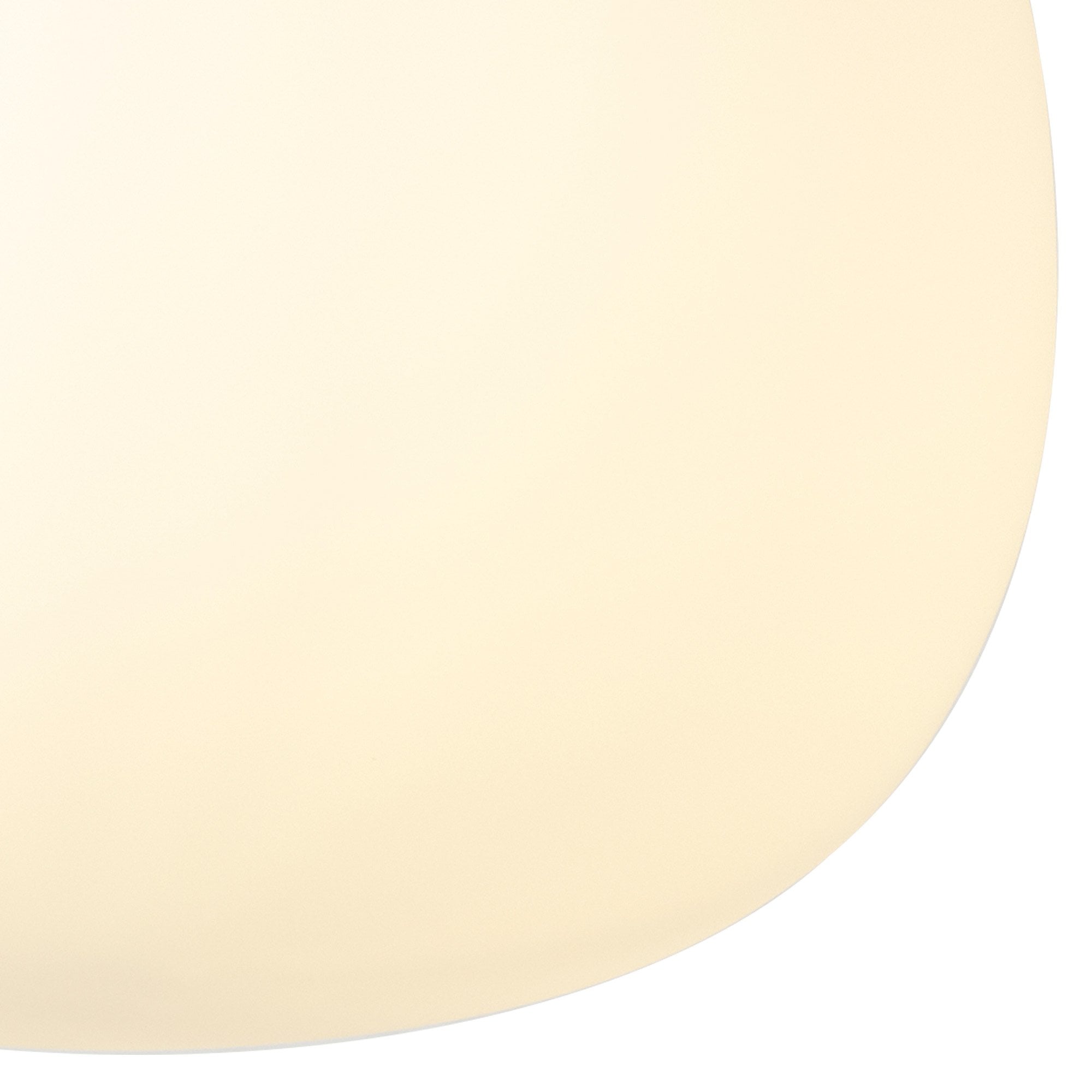 Fabula Littleton Small Single Oval Ball Flush Light - Satin Gold & Frosted White Glass