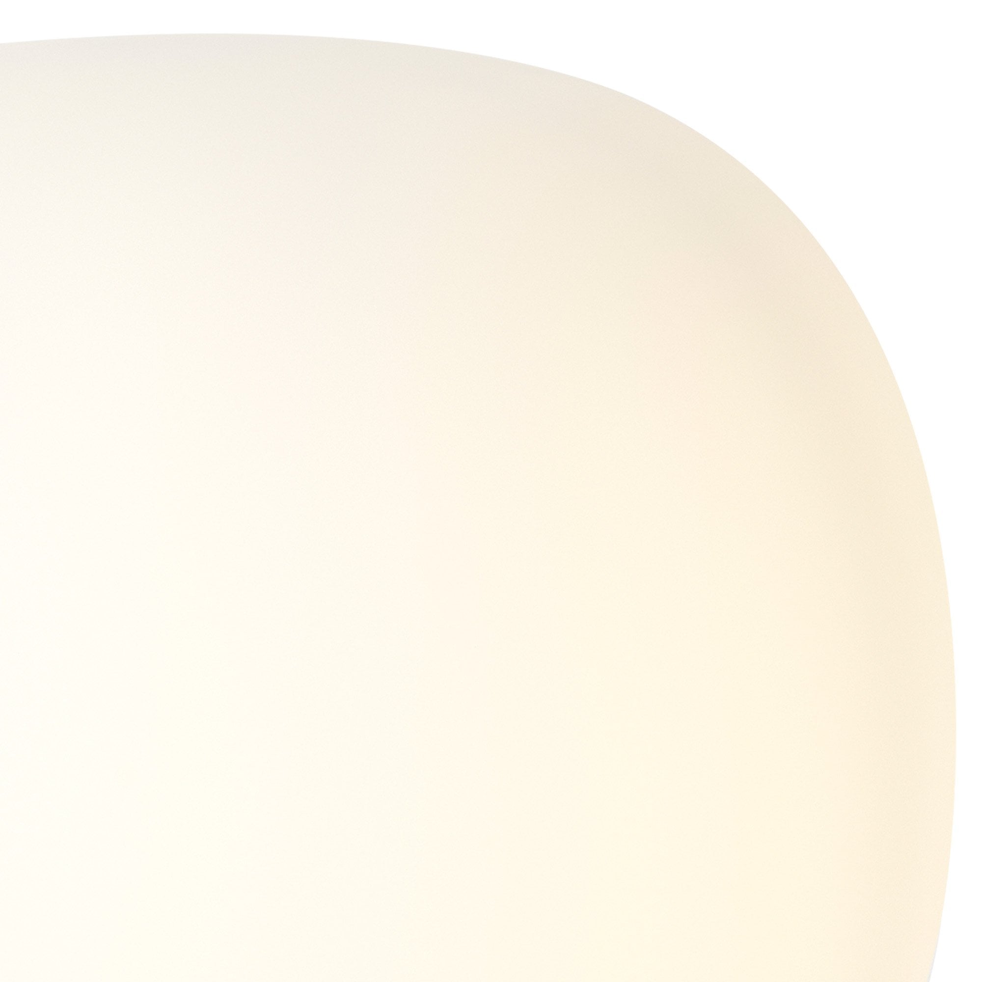 Fabula Littleton Small Single Oval Ball Tall Table Lamp - Satin Gold & Frosted White Glass