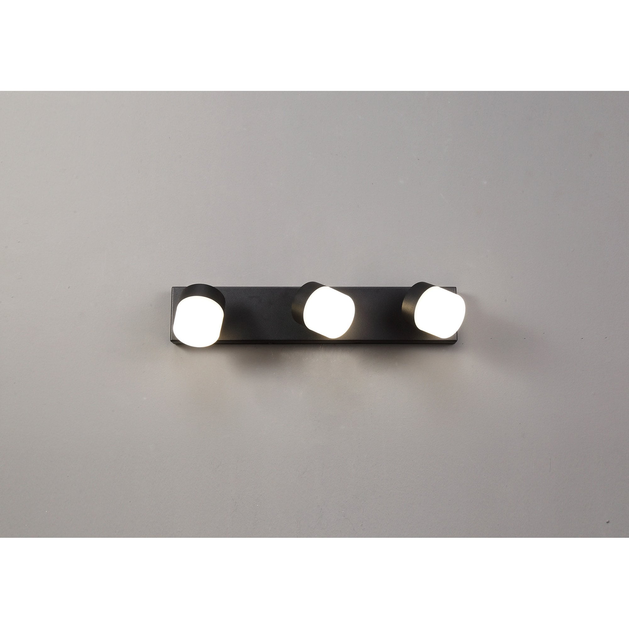 Fabula Lonsdale 3 Light Adjustable LED Flush Light - Sand Black - IP44