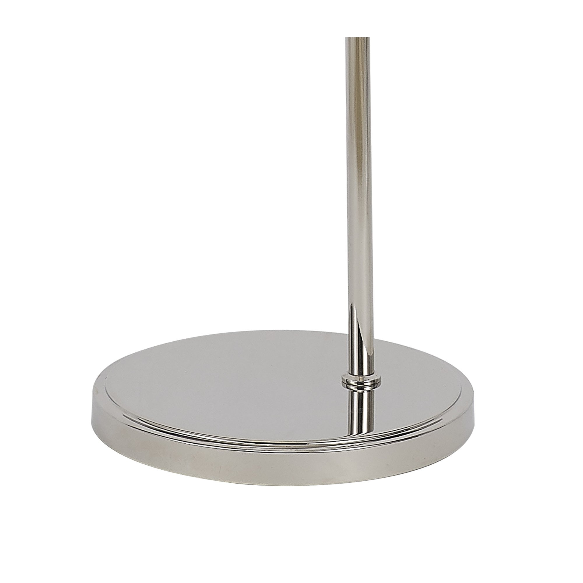 Fabula Maida Single Floor Lamp - Polished Nickel & Prismatic Glass