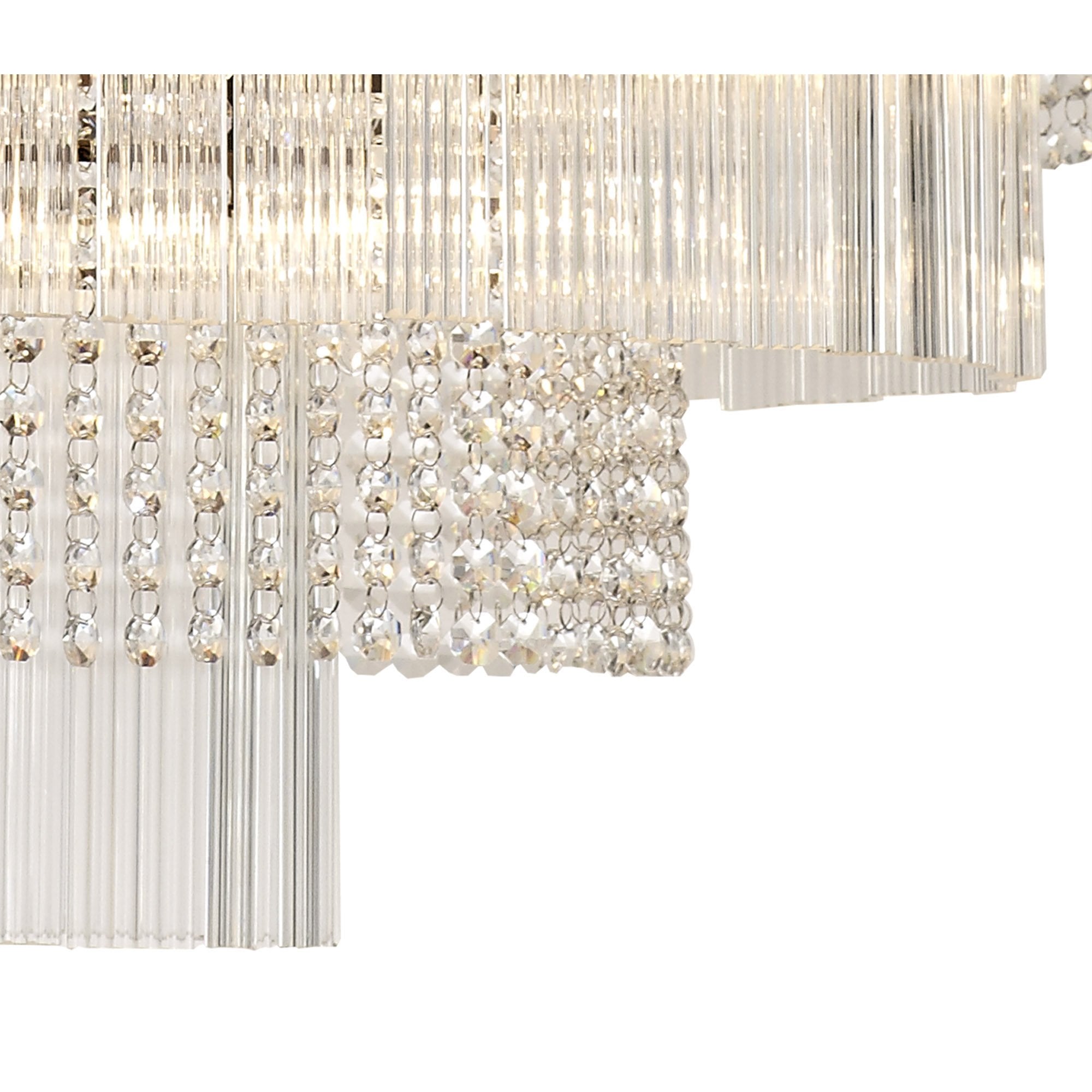 Fabula Malford Large 27 Light 3-Tiered Pendant - Brown Oxide