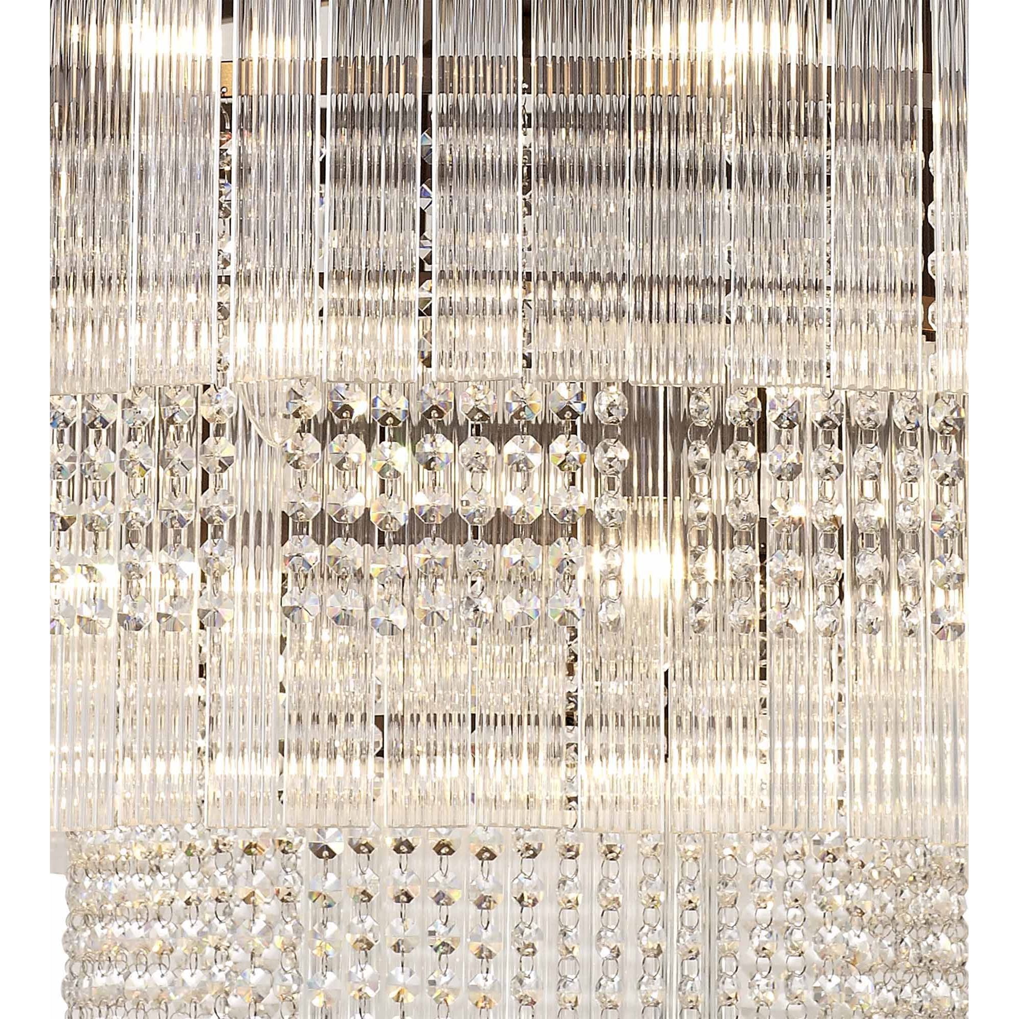 Fabula Malford Large 27 Light 3-Tiered Pendant - Brown Oxide